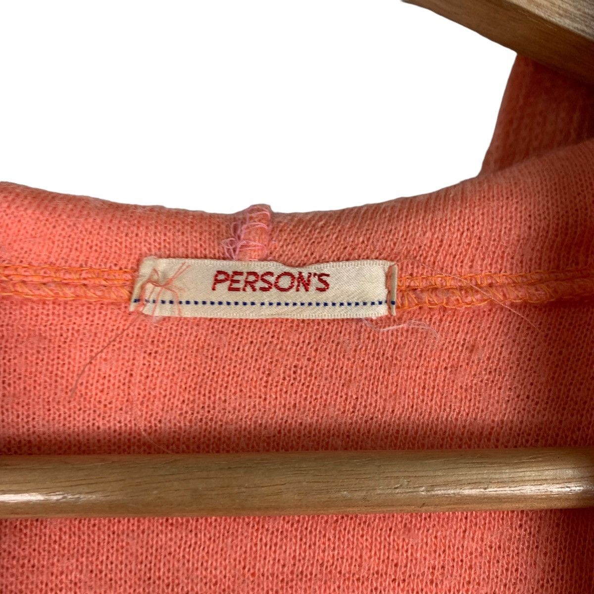 PERSON'S PERSON’S Small P Logo Zipper Hoodies Sweatshirt #0876-C39 Size US L / EU 52-54 / 3 - 14 Thumbnail
