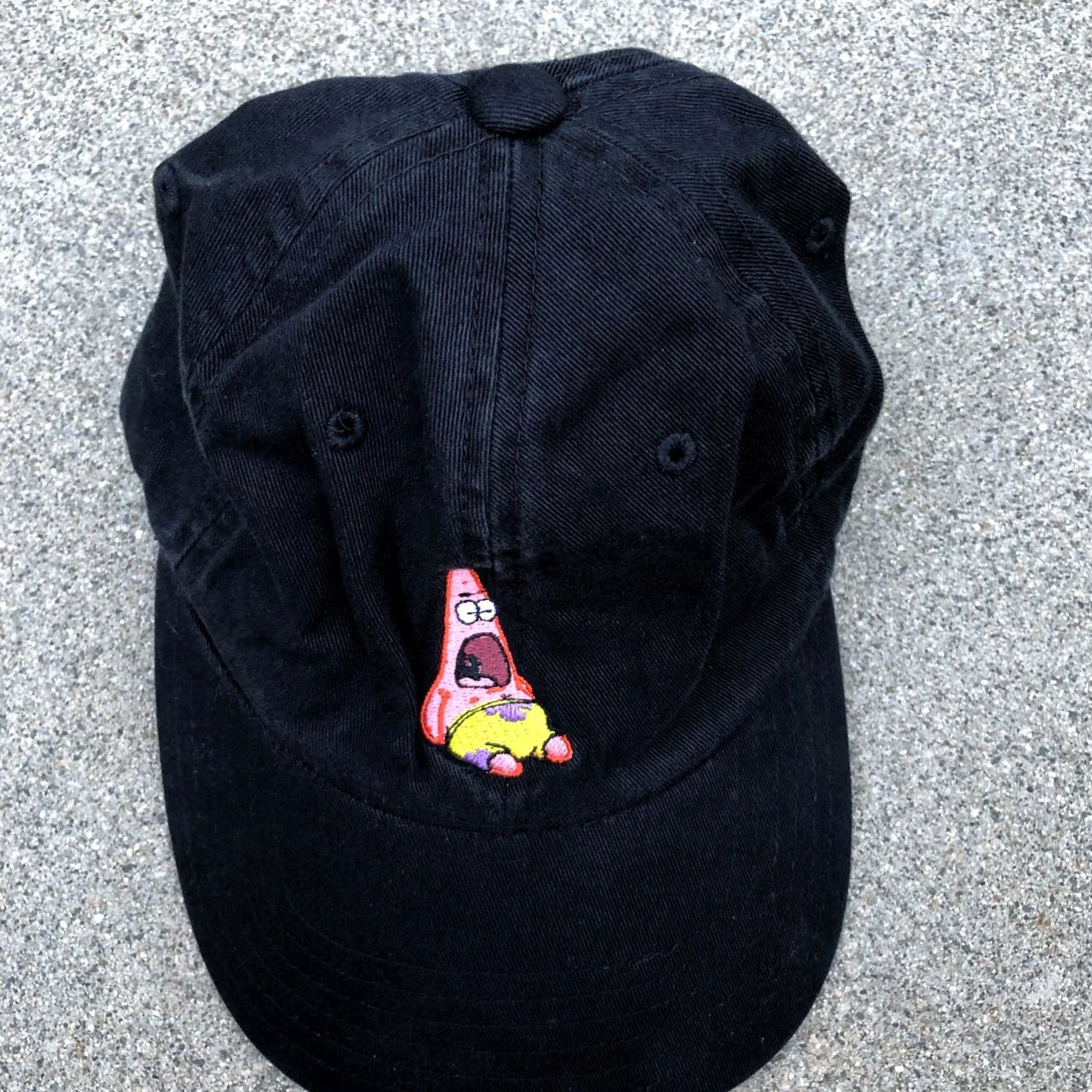 Nickelodeon NICKELODEON SPONGE BOB SQUARE PANTS Patrick Star Dad Baseball Hat Cap Mens Black Size US 35 - 3 Thumbnail