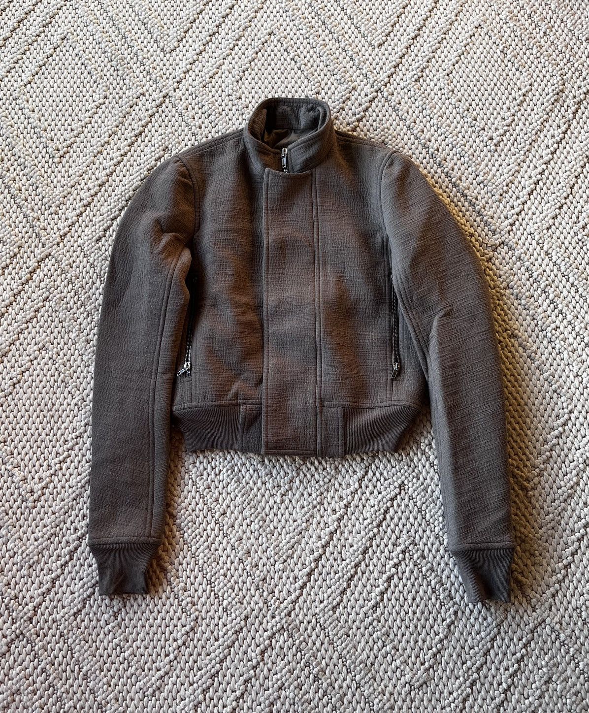 Rick Owens Rick Owens AW17 Dark Dust ‘Glitter’ Egon straight jacket ...