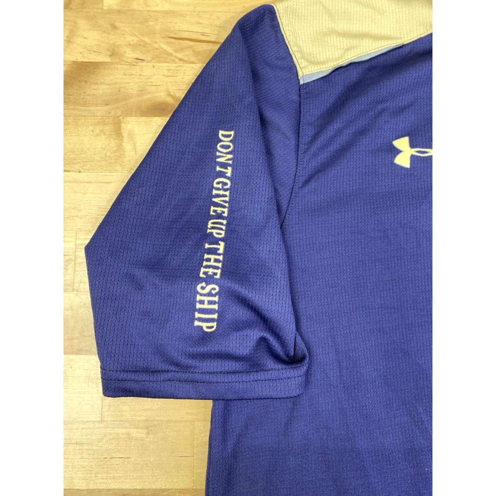 Under Armour Under Armour US Navy 1/4 Zip Pullover Shirt Mens M Blue Short Sleeve #9780 Size US M / EU 48-50 / 2 - 2 Thumbnail