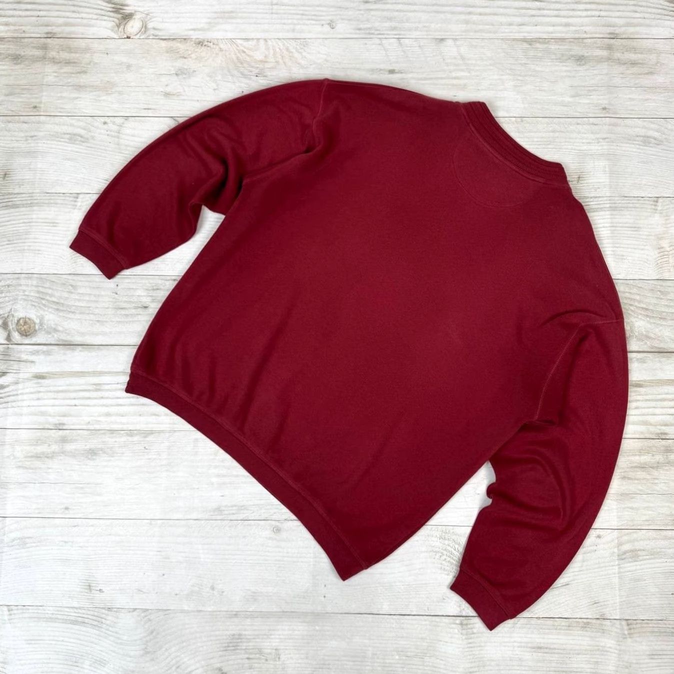 Vintage VINTAGE Yves Saint Lauren Sweatshirt YSL 90s Men Size L Burgundy Red Logo Crew Neck Sweatshirt Mens Size US L / EU 52-54 / 3 - 5 Thumbnail