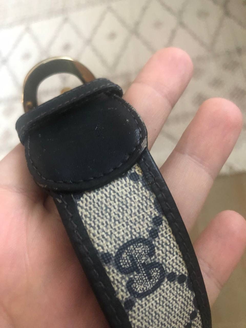 Designer × Gucci × Vintage VINTAGE 80-90s GUCCI MONOGRAM BELT Size ONE SIZE - 4 Thumbnail