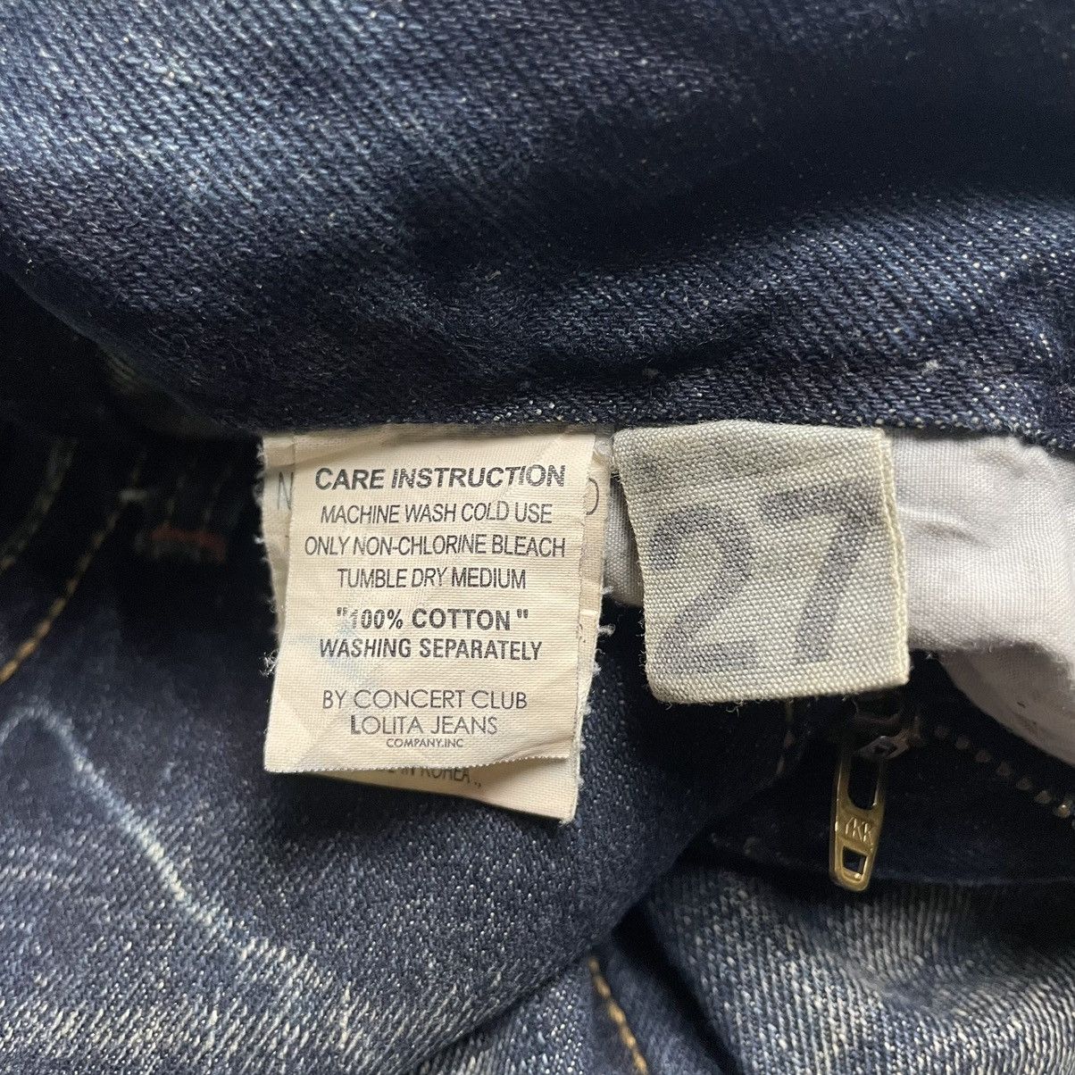 If Six Was Nine × Japanese Brand × Le Grande Bleu (L.G.B.) 🇯🇵 LOLITA RUSTY SUPER FLARE DENIM PANTS Size 30" / US 8 / IT 44 - 18 Thumbnail