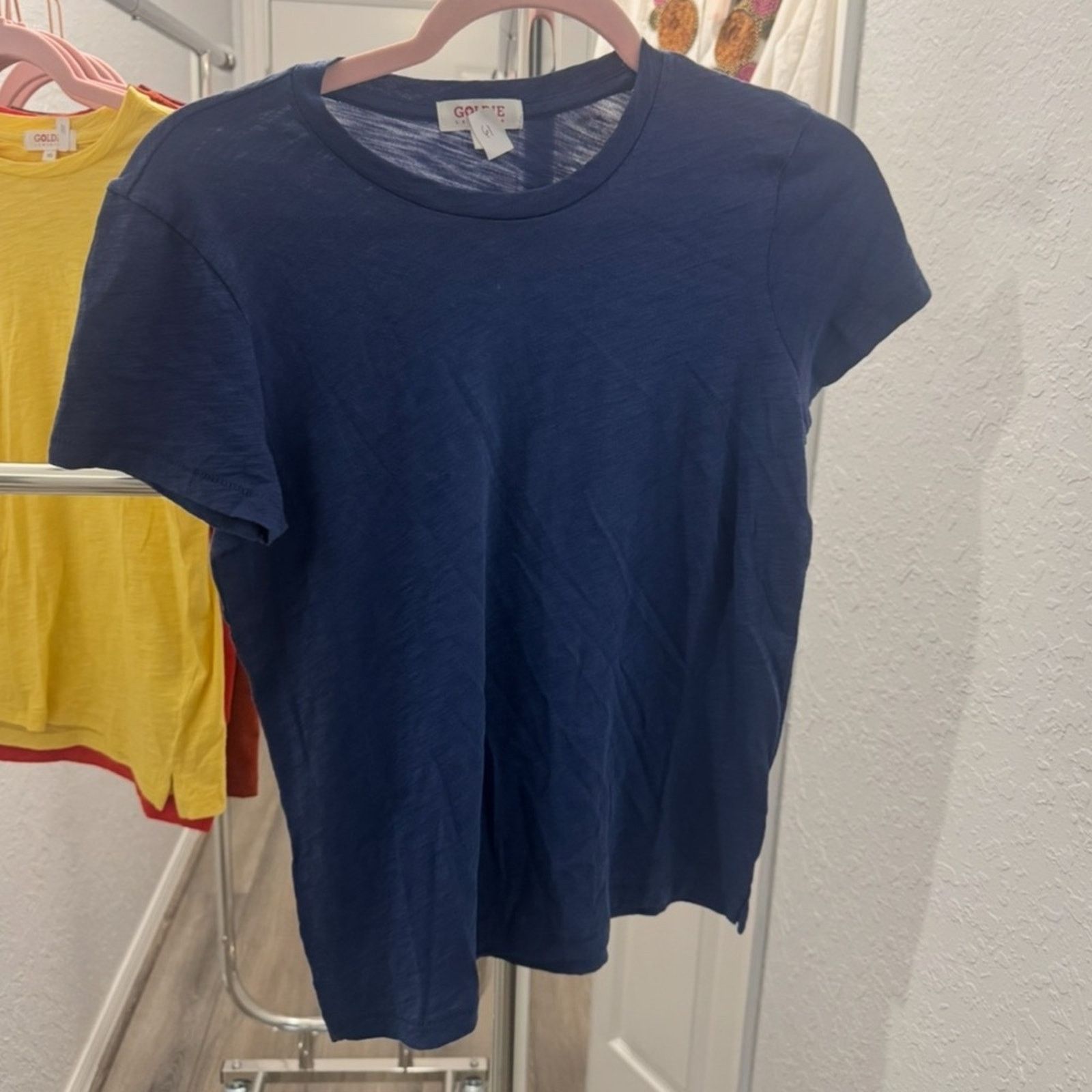 Other NEW Goldie $85 Deep Blue SIGNATURE SLUB BOY TEE Size XS Size XS / US 0-2 / IT 36-38 - 4 Thumbnail