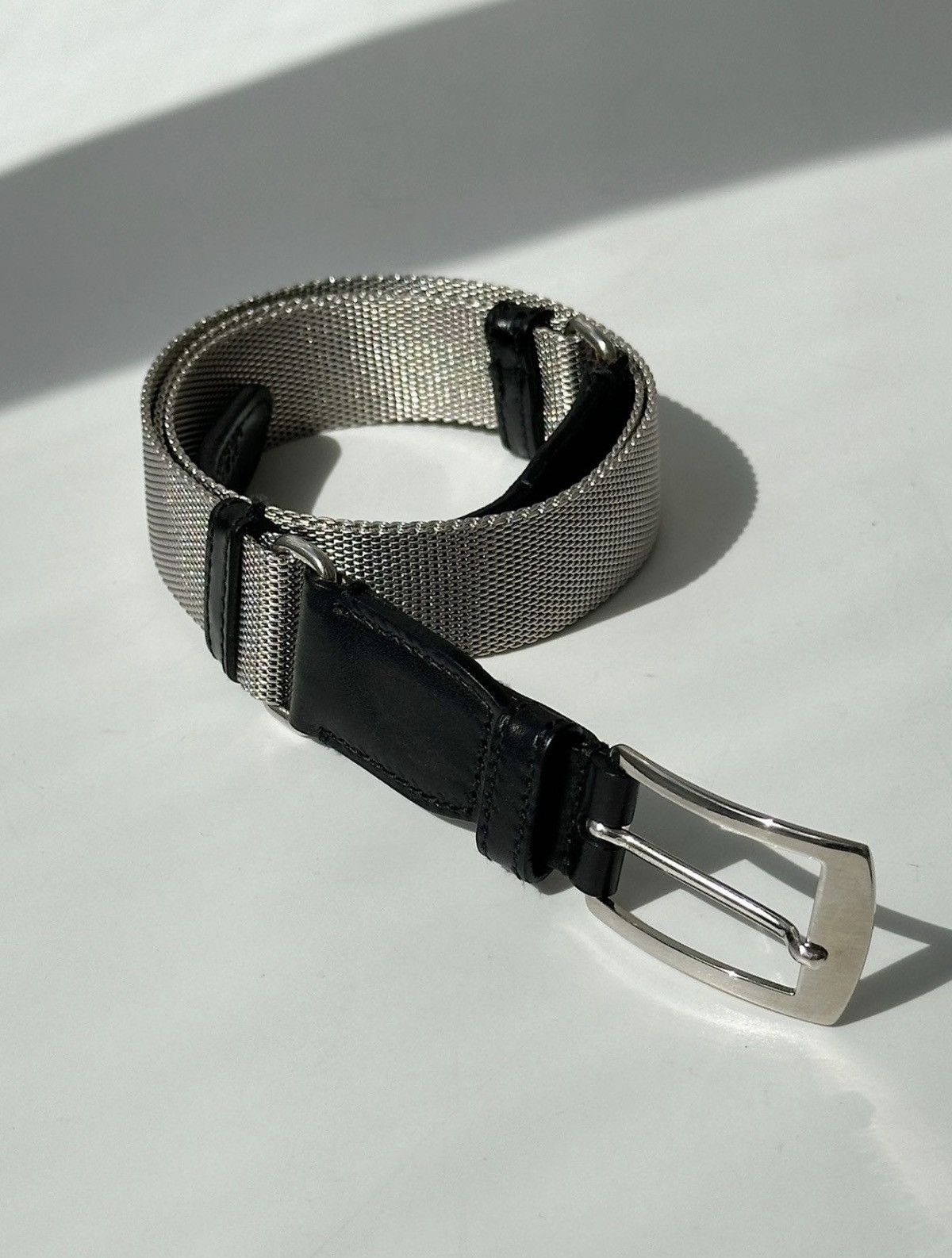 Jil Sander JIL SANDER by Raf Simons FW2005 Metal Mesh Belt Vintage Logo Size ONE SIZE - 10 Thumbnail