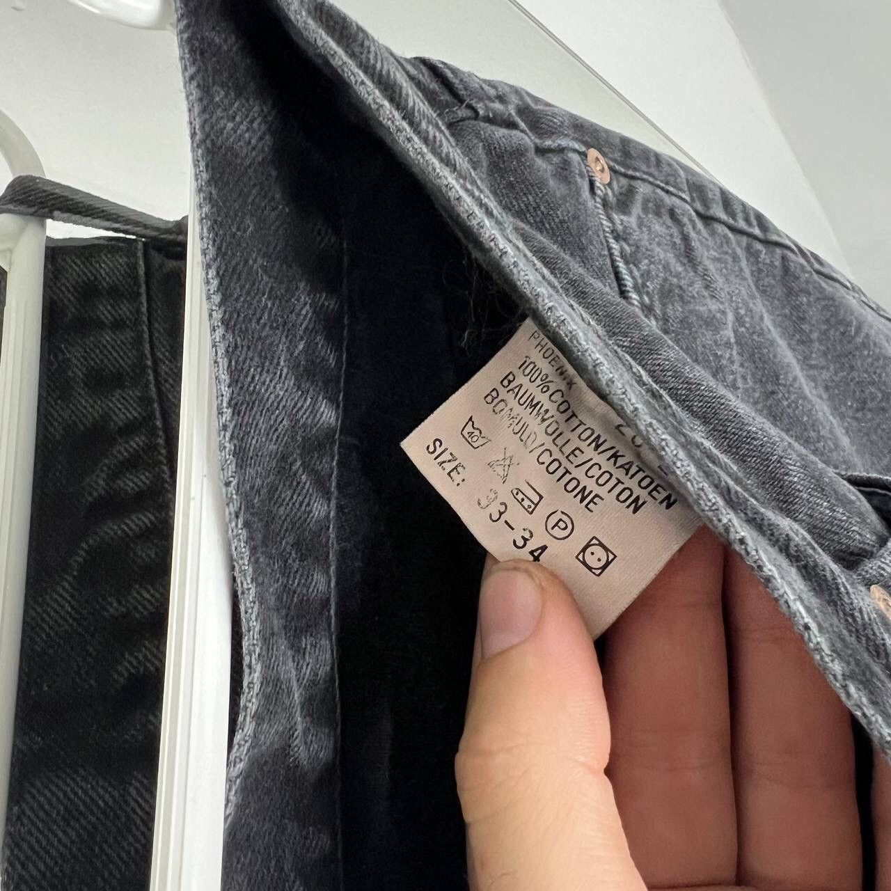 Lee Vintage Denim Pants Lee Jeans Y2k Baggy Dark Gray Size US 33 - 6 Thumbnail