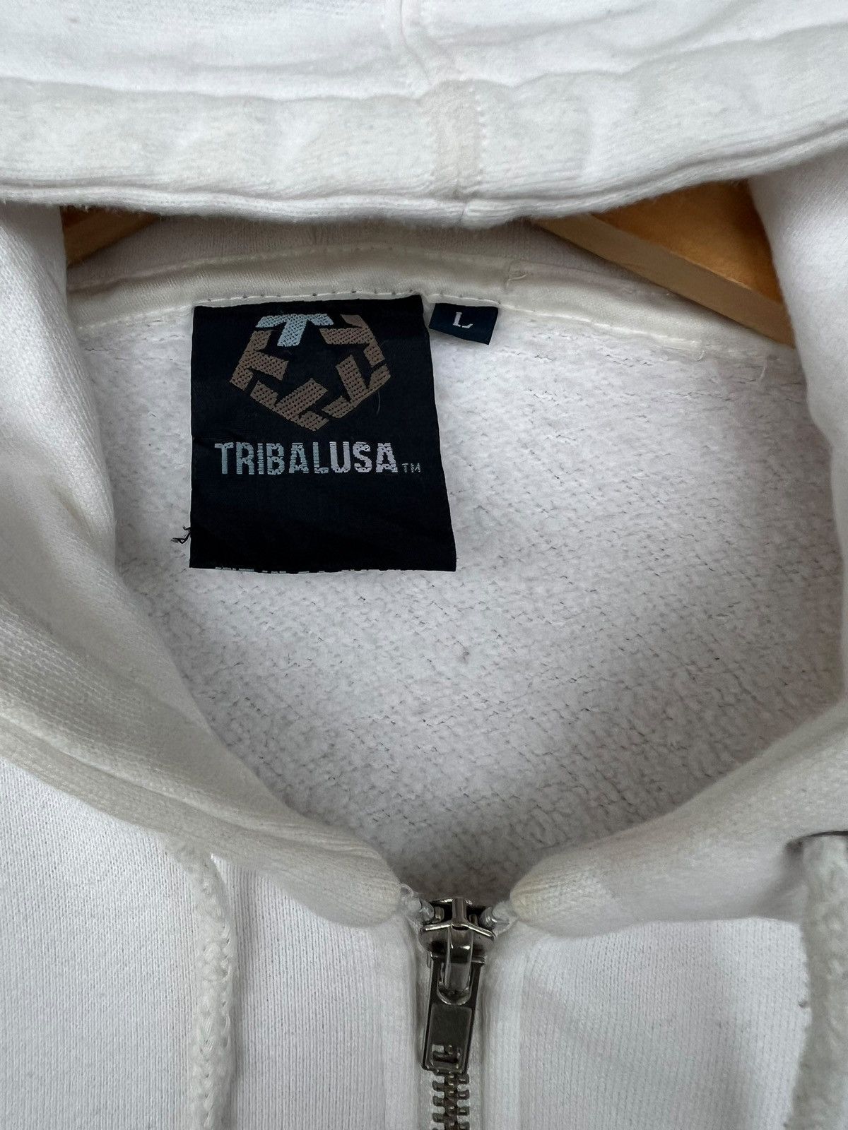 Tribal Streetwear Vintage Y2K Tribal Usa Graffity Spellout Baggy ZipUp Hoodie Size US L / EU 52-54 / 3 - 6 Thumbnail