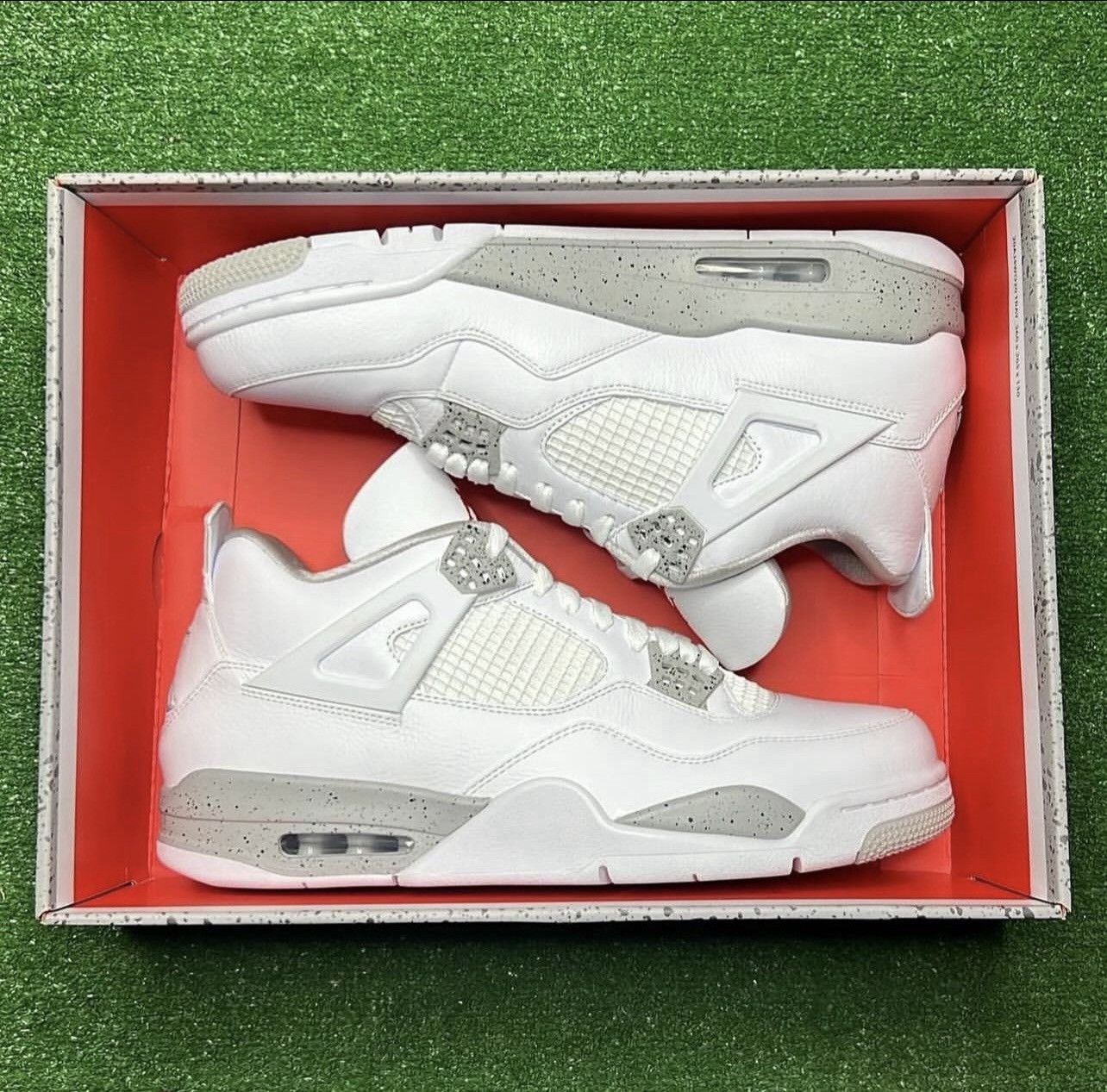 Jordan Brand Air Jordan 4 Retro “ White Oreo “ Size US 13 / EU 46 - 2 Thumbnail