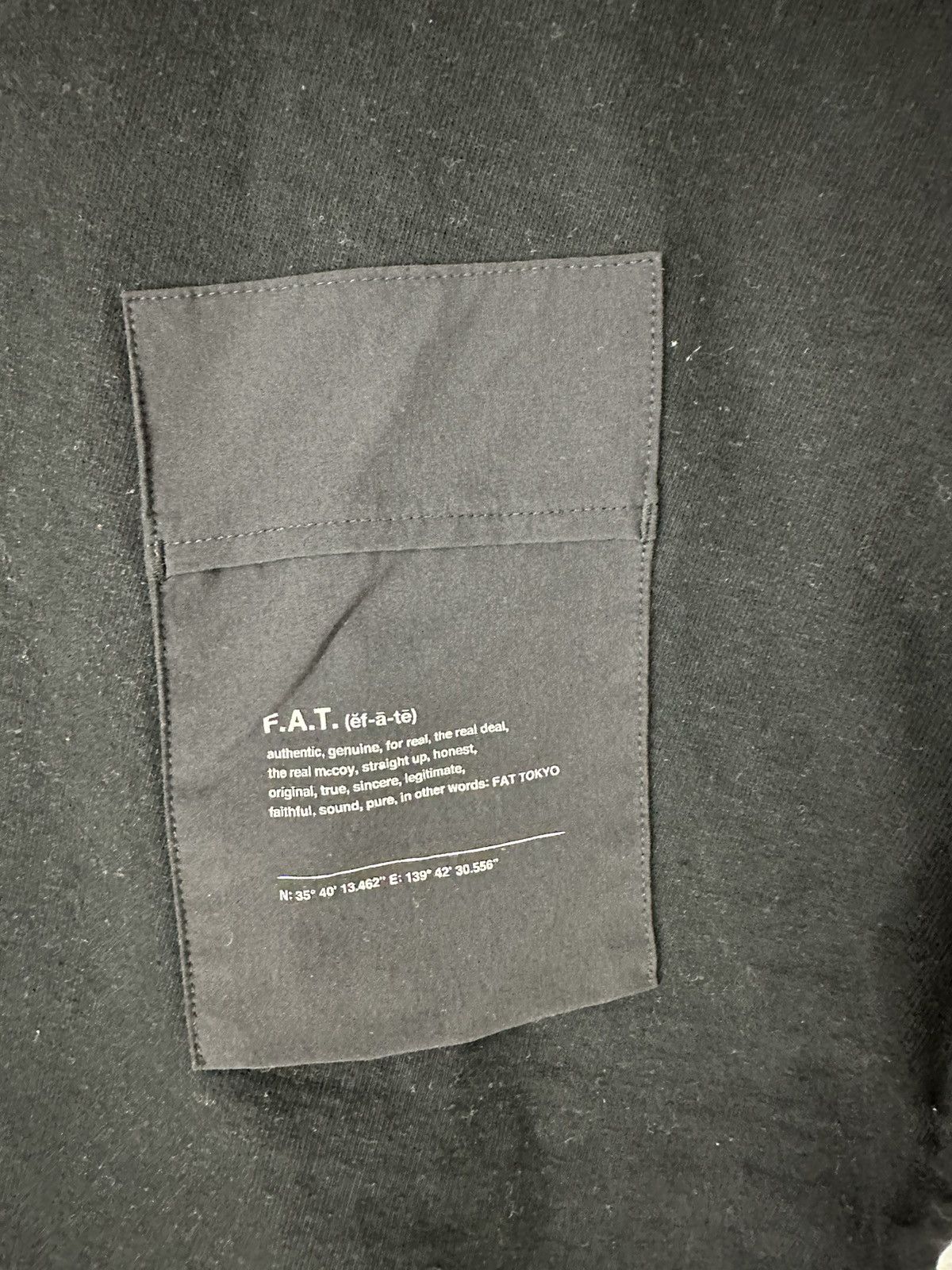 Fat Tokyo What FAT To You Black Shirt Tee Size US M / EU 48-50 / 2 - 6 Thumbnail
