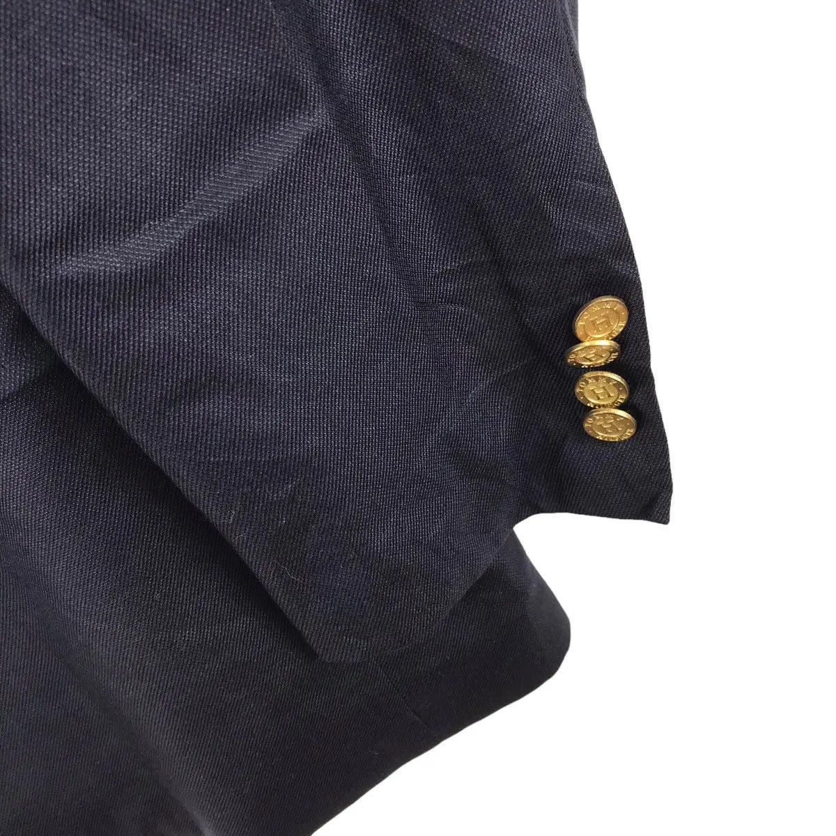 Tommy Hilfiger Vintage TOMMY HILFIGER 2 Gold Button Silk Blazer Sport Coat Size 46R - 7 Thumbnail