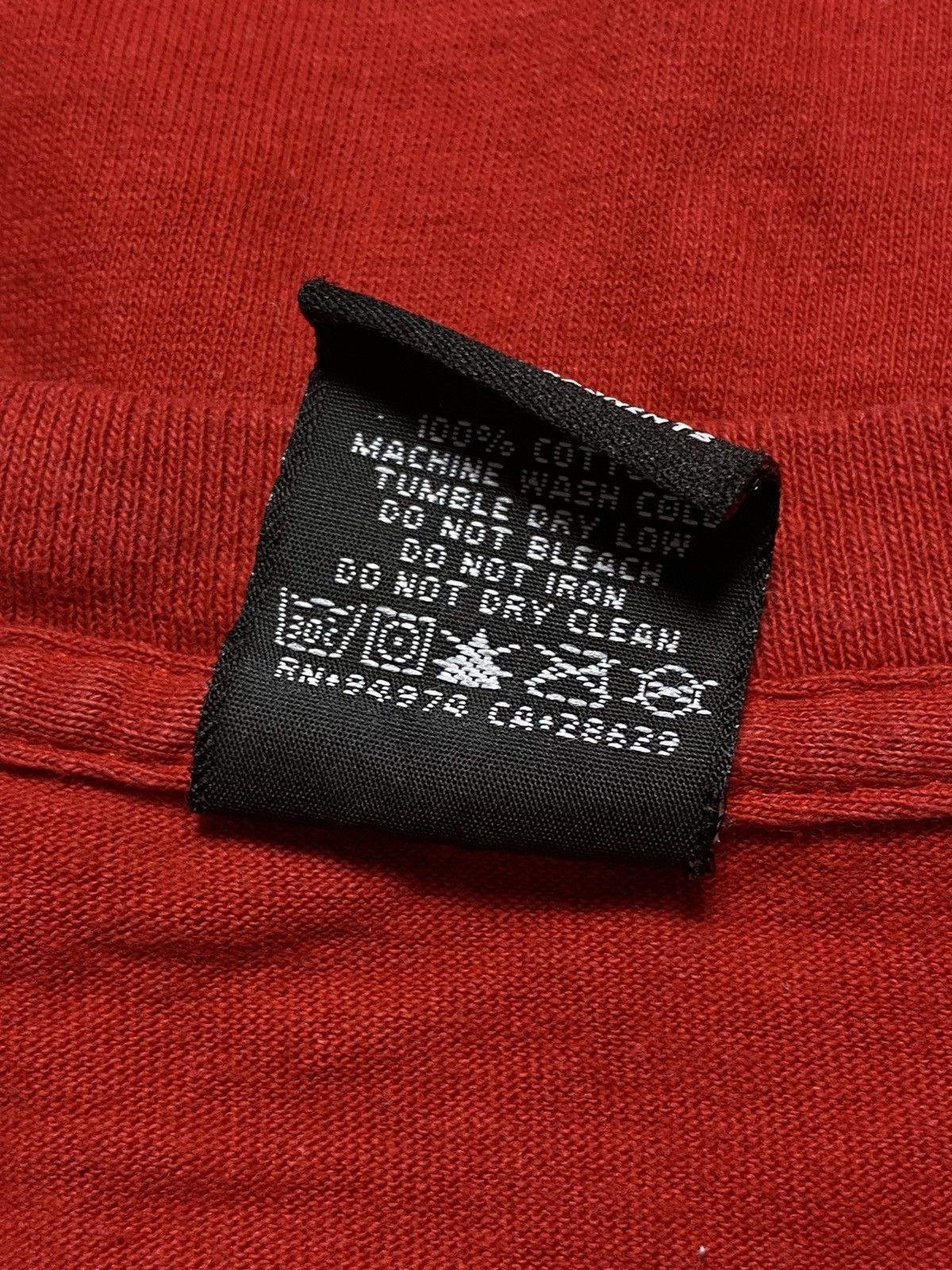 Stussy Stussy vintage 90s rare red tee big logo spellout streetwear Size US XL / EU 56 / 4 - 6 Thumbnail