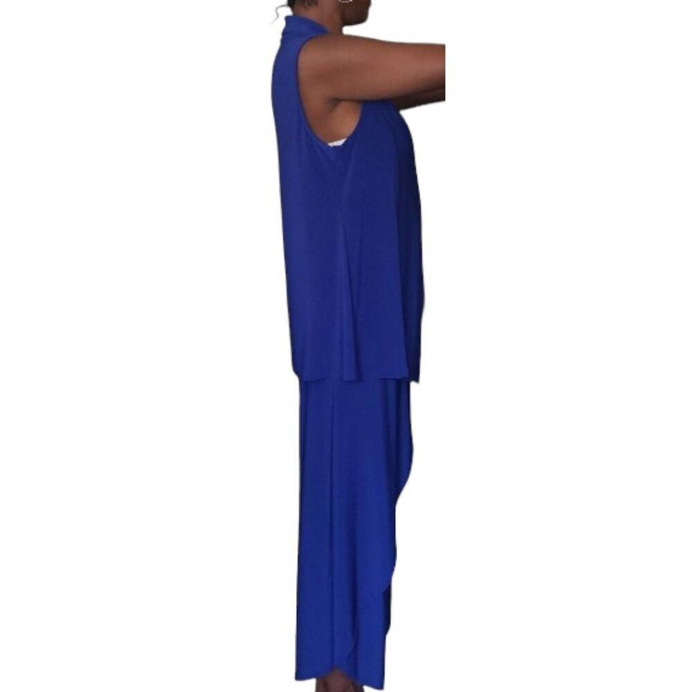 Designer CT1681 Patchington Mandarin Sleeveless Tank & Wrap Pant Size ONE SIZE - 2 Thumbnail
