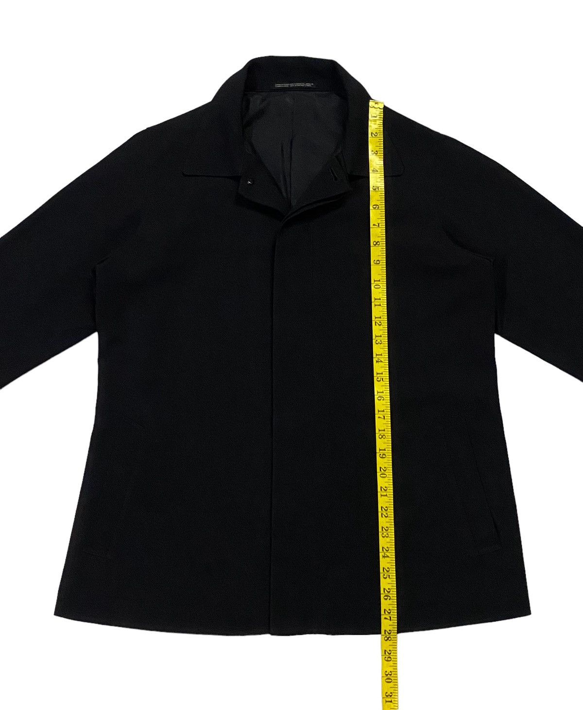 Yohji Yamamoto Yohji Yamamoto Black Wool Jacket Size US L / EU 52-54 / 3 - 5 Thumbnail