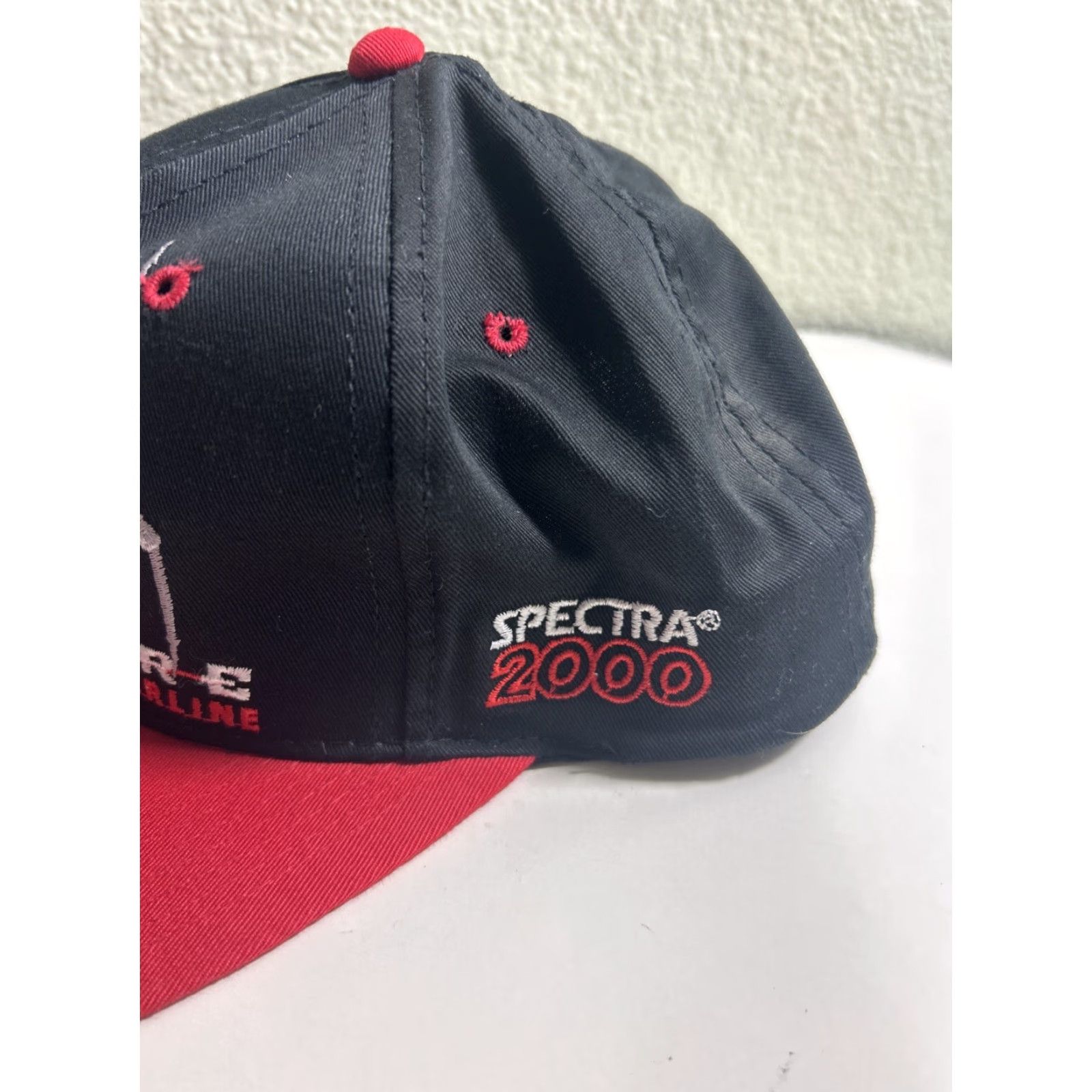 Vintage VINTAGE Youngan Spiderwire Hat One Size Black Mens 90s Snapback Adjustable Size ONE SIZE - 7 Thumbnail