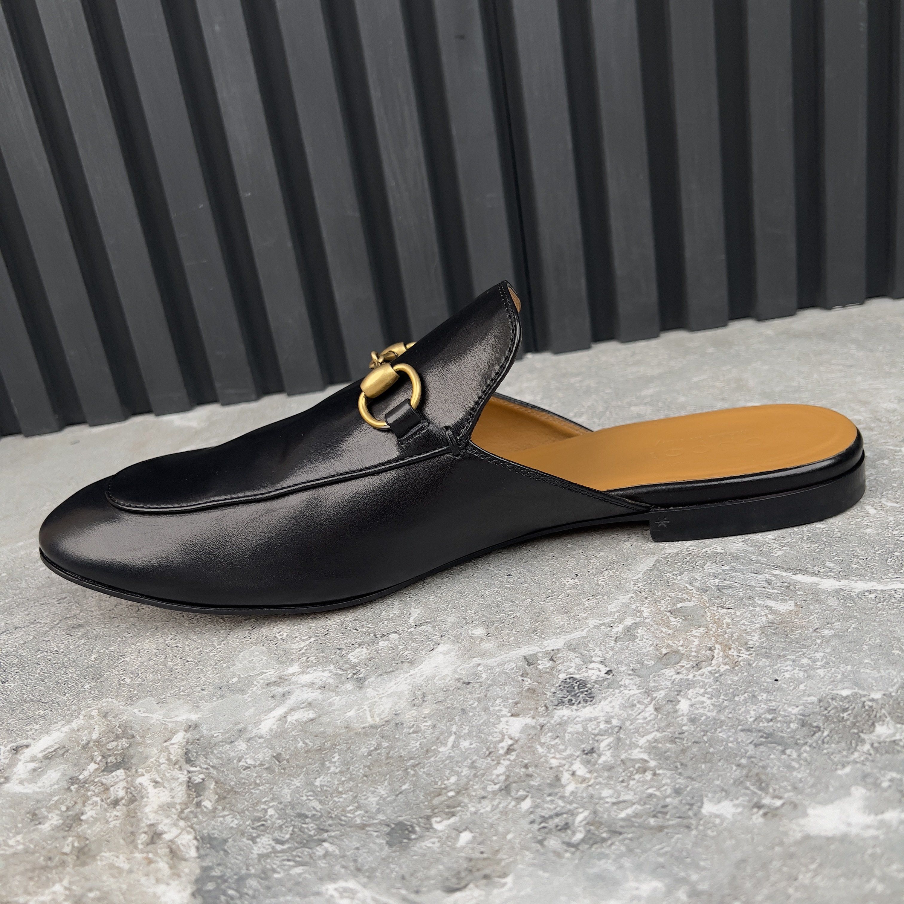 Gucci Princetown Horsebit Mule Black Leather Size US 10.5 / EU 43-44 - 6 Thumbnail