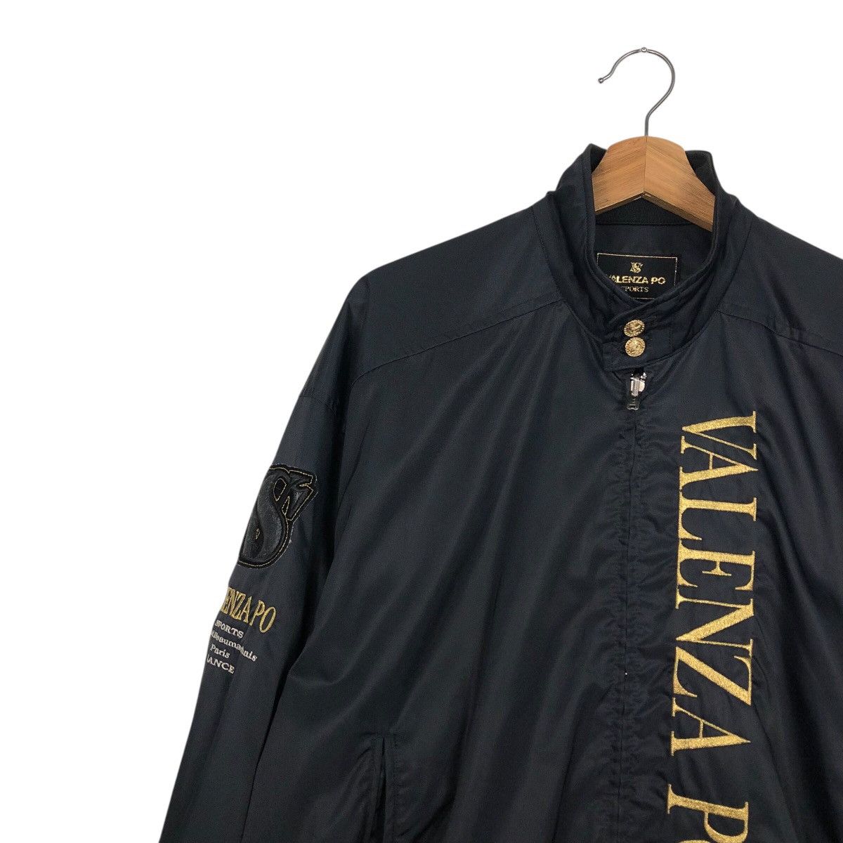 Japanese Brand Vintage Satin Bomber Jacket Valenzia Po Sports Issey Miyake Size US M / EU 48-50 / 2 - 8 Thumbnail
