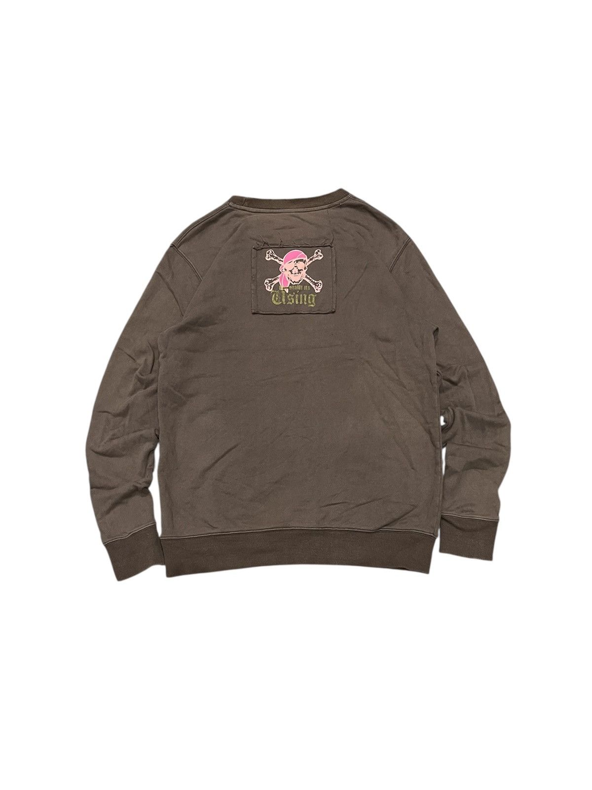 Eternal 2000s ETERNAL SKULL/CROSS DESIGN SUNFADED SWEATSHIRT Size US M / EU 48-50 / 2 - 2 Thumbnail