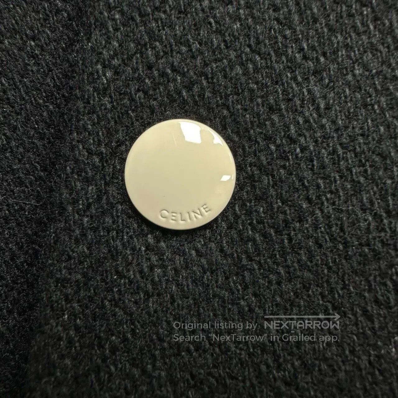 Celine CELINE 24FW Wool Logo Baseball Jacket. Size US M / EU 48-50 / 2 - 6 Thumbnail
