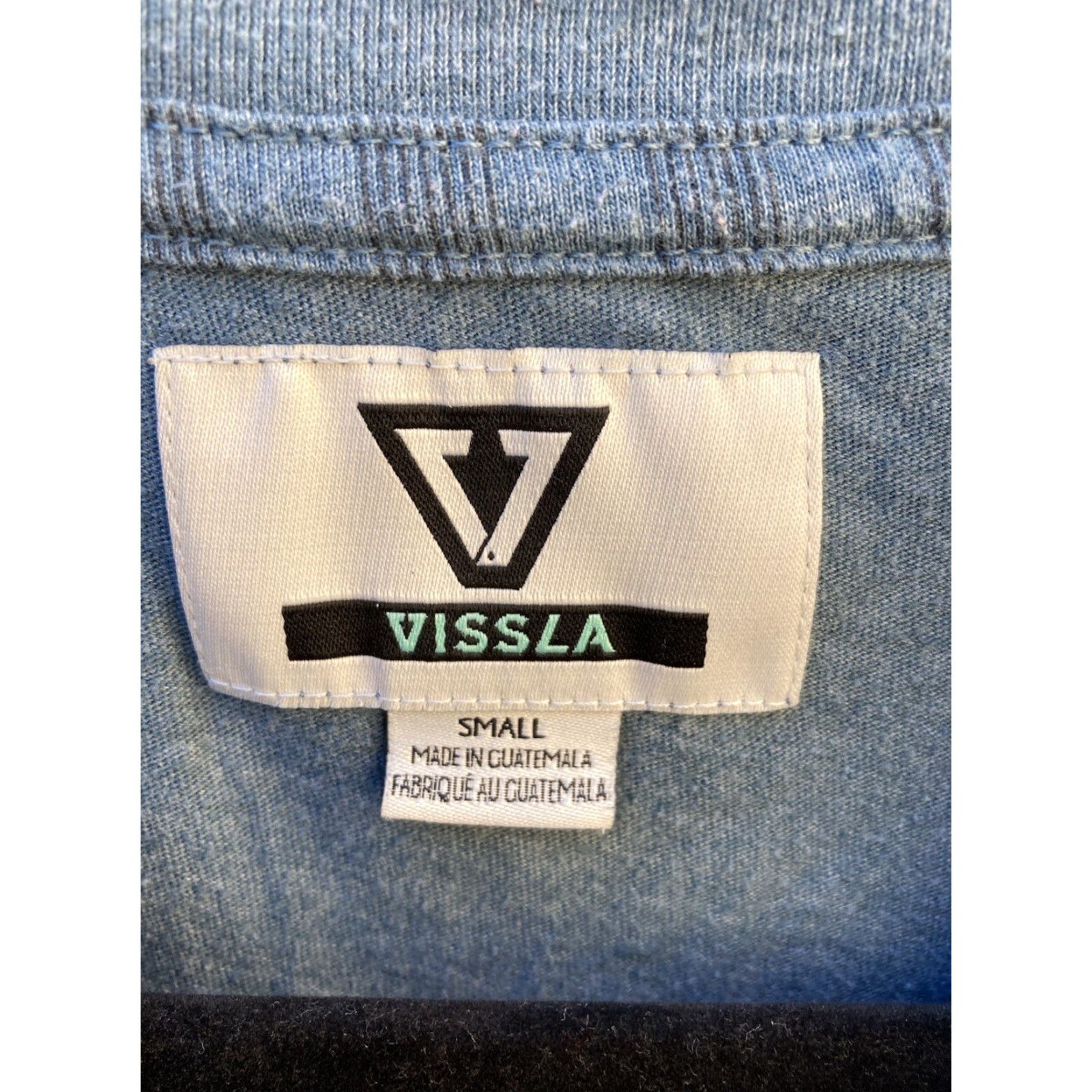 Vissla VISSLA T-Shirt Men Blue Striped Pocket Shirt S Surf Beach Streetwear City Art Size US S / EU 44-46 / 1 - 3 Thumbnail