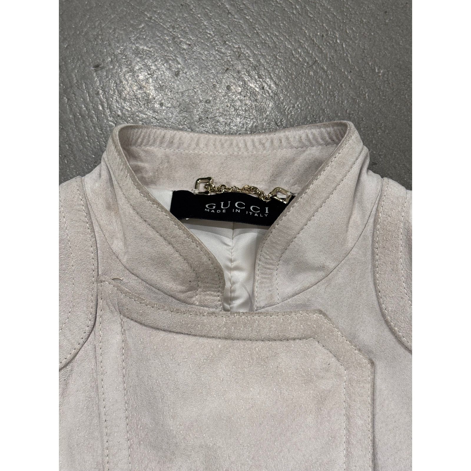 Gucci 2000s Gucci biker paneled moto leather jacket Size US S / EU 44-46 / 1 - 5 Thumbnail