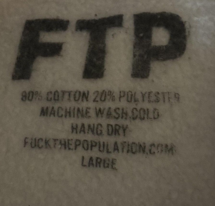 Fuck The Population Fuck The Population Hoodie White/Purple FTP RARE Size US XL / EU 56 / 4 - 4 Thumbnail