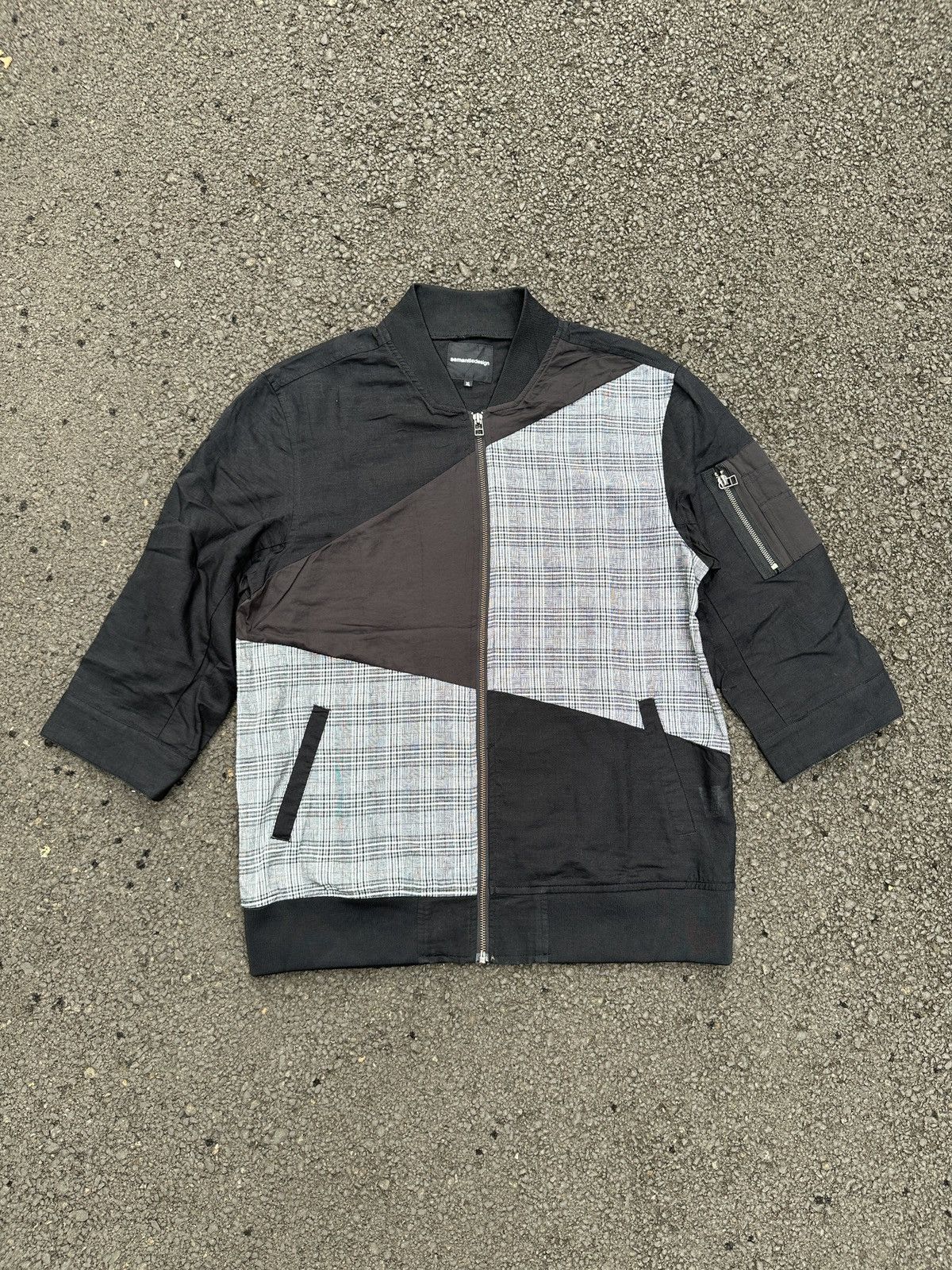 semanticdesign SEMANTIC DESIGN PLAID MOTIVE JACKET JAPANESE BRAND Size XL / US 12-14 / IT 48-50 - 1 Thumbnail