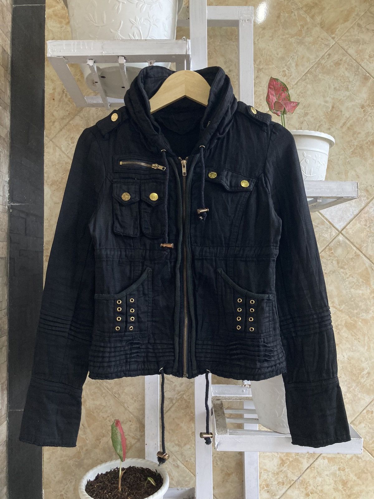 KMRii S-LAIRY - Bono Cargos Apocalypse Vkei Biker Jacket Japanese Size US S / EU 44-46 / 1 - 1 Thumbnail