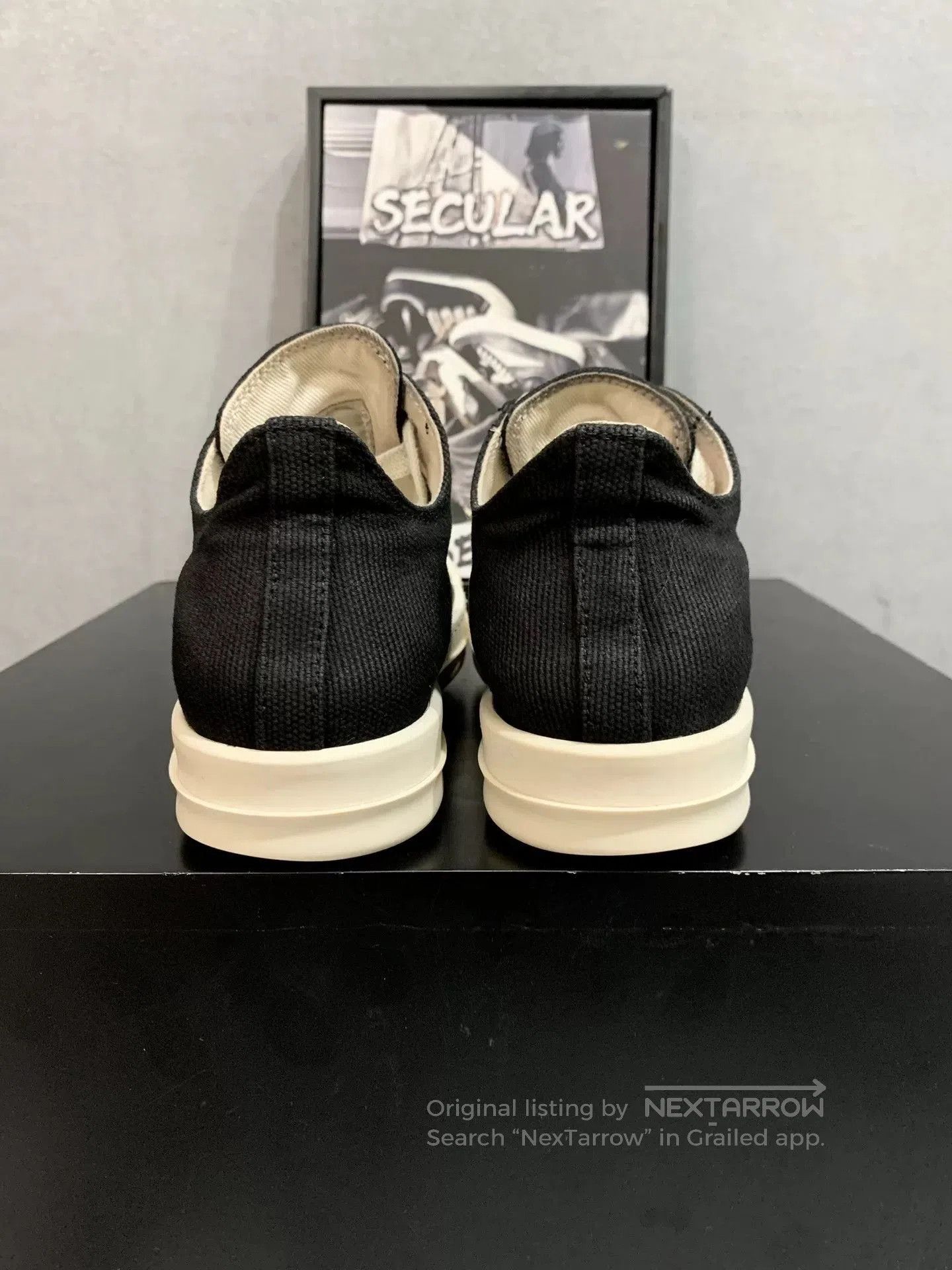 Rick Owens Drkshdw Rick Owens DRKSHDW Canvas Low. Size US 5 / IT 35 - 7 Thumbnail