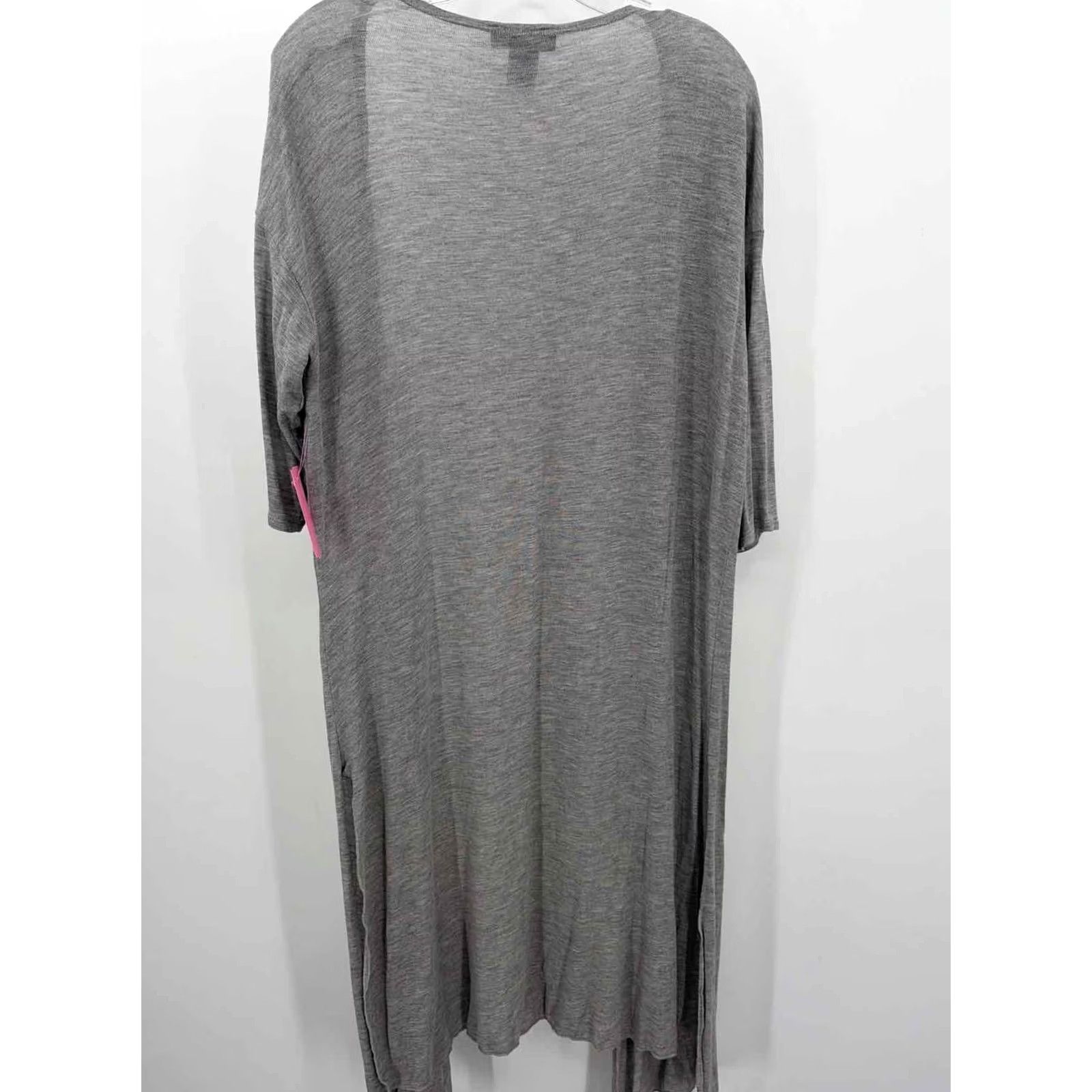Vintage See You Monday Grey Large Duster Sweater Size L / US 10 / IT 46 - 2 Thumbnail
