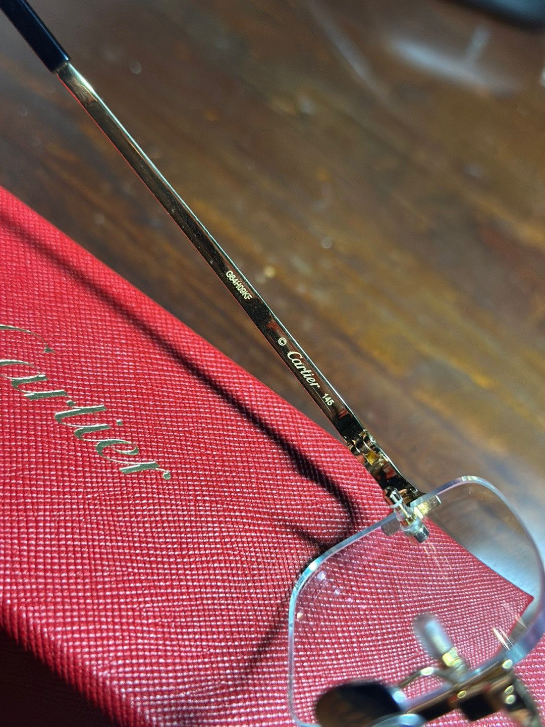 Cartier Cartier Santos Glasses CT0479O Size ONE SIZE - 3 Thumbnail