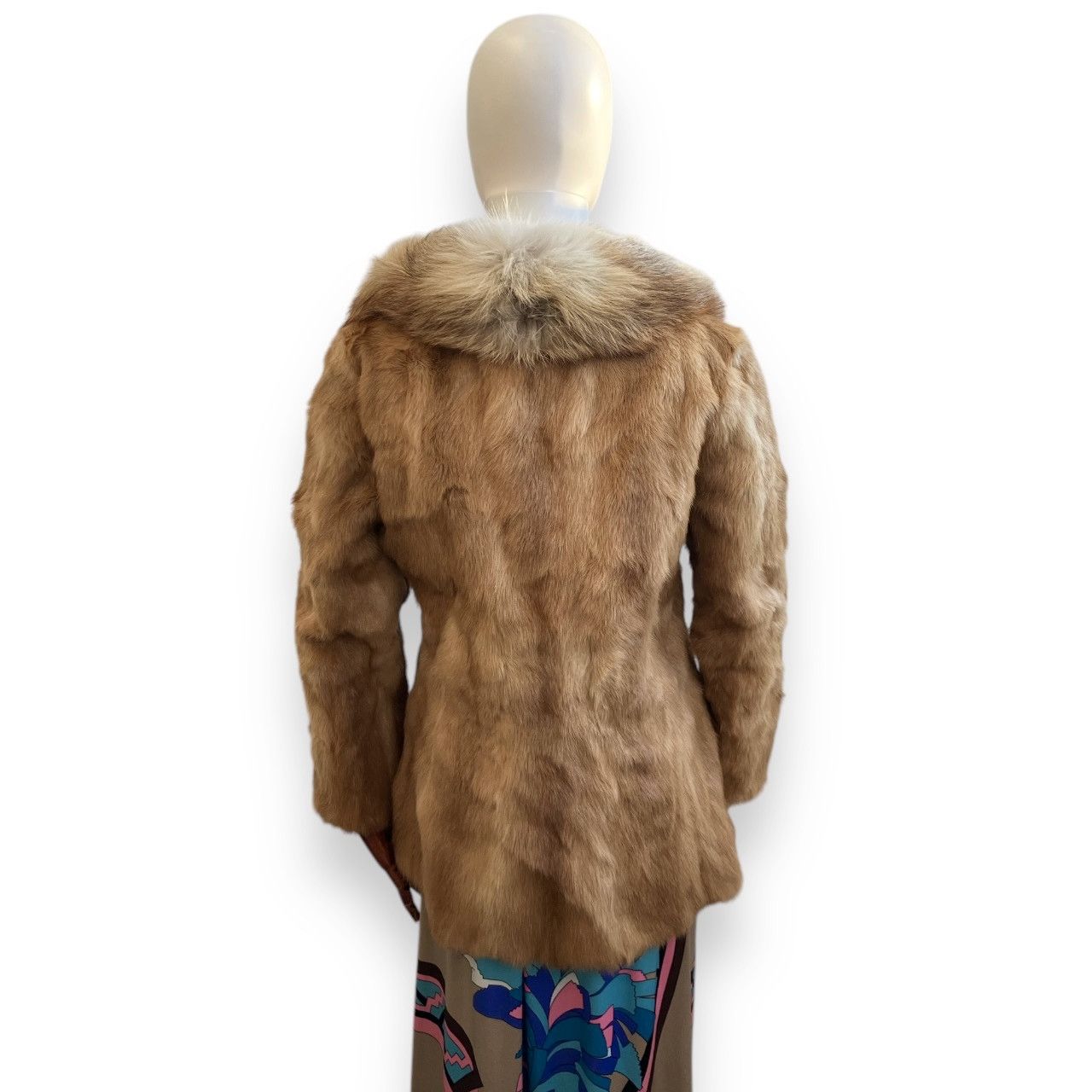 Japanese Brand × Vintage Glam Fox Fur Vintage Jacket 80s Y2K Avant Garde Size S / US 4 / IT 40 - 10 Thumbnail