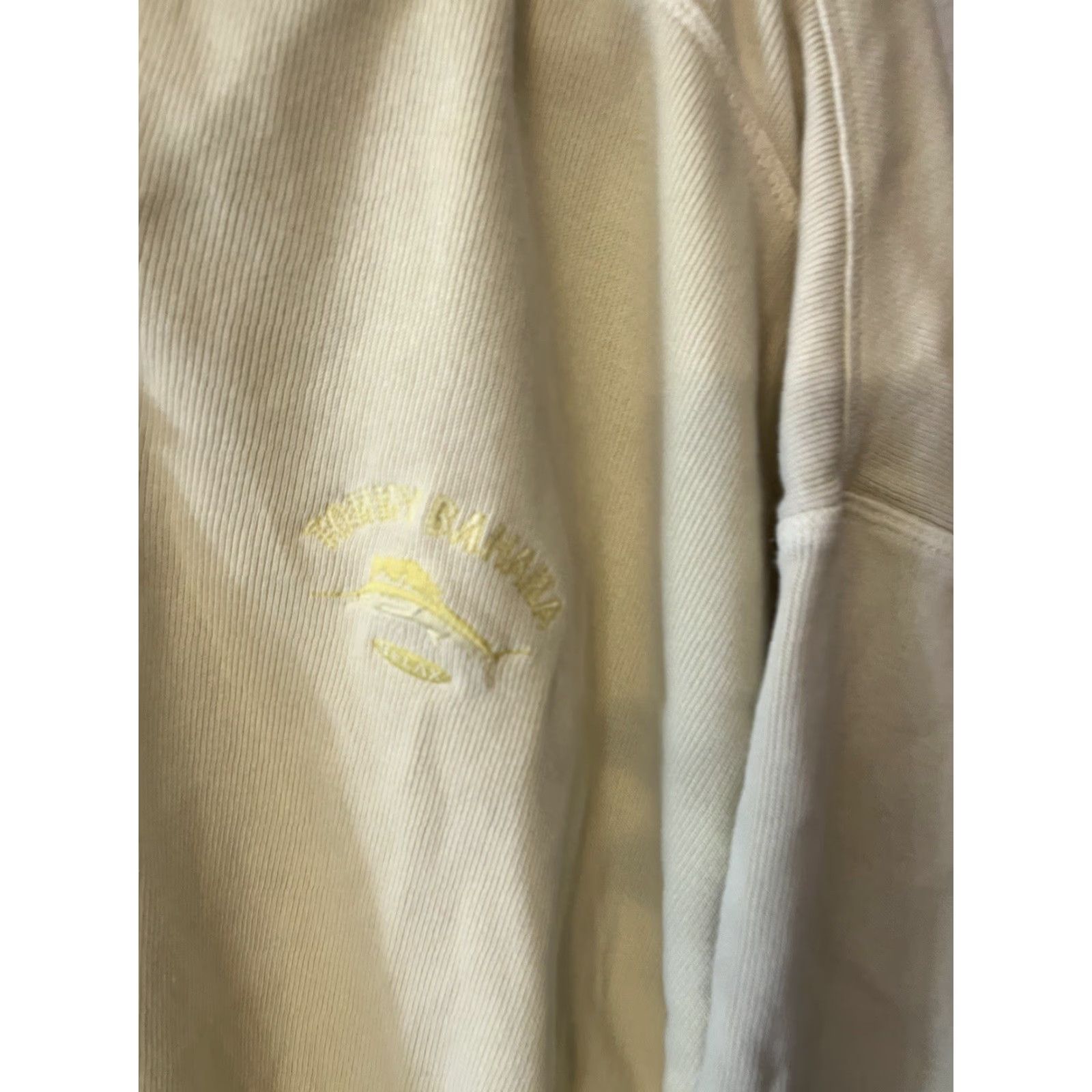 Tommy Bahama Tommy Bahama Relax Sweater Men XL 1/4 Zip Pullover Long Sleeve Yellow Size US XL / EU 56 / 4 - 4 Thumbnail