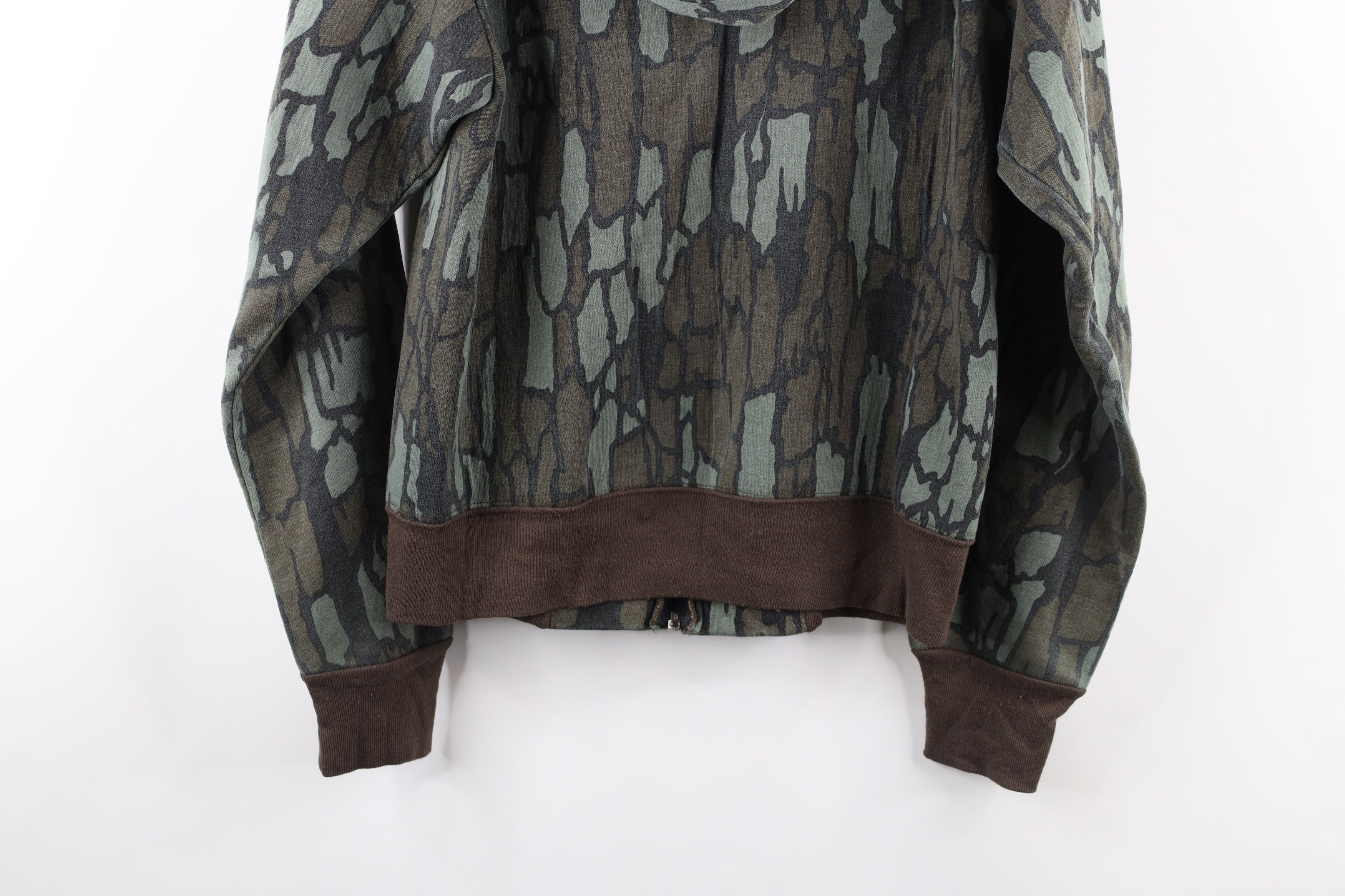 Vintage Vintage 80s Camouflage Thermal Waffle Lined Hoodie USA Size US S / EU 44-46 / 1 - 9 Thumbnail