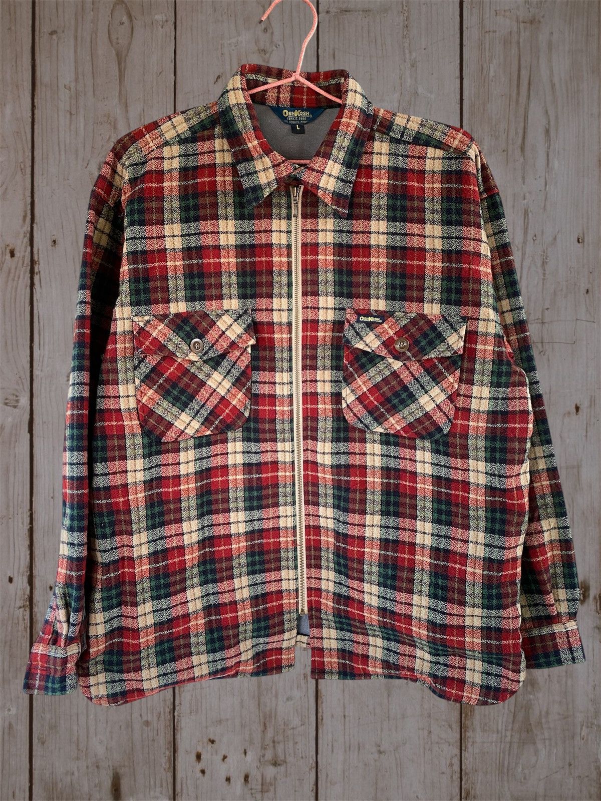 Flannel Oshkosh Vintage Flannel Size US L / EU 52-54 / 3 - 1 Thumbnail