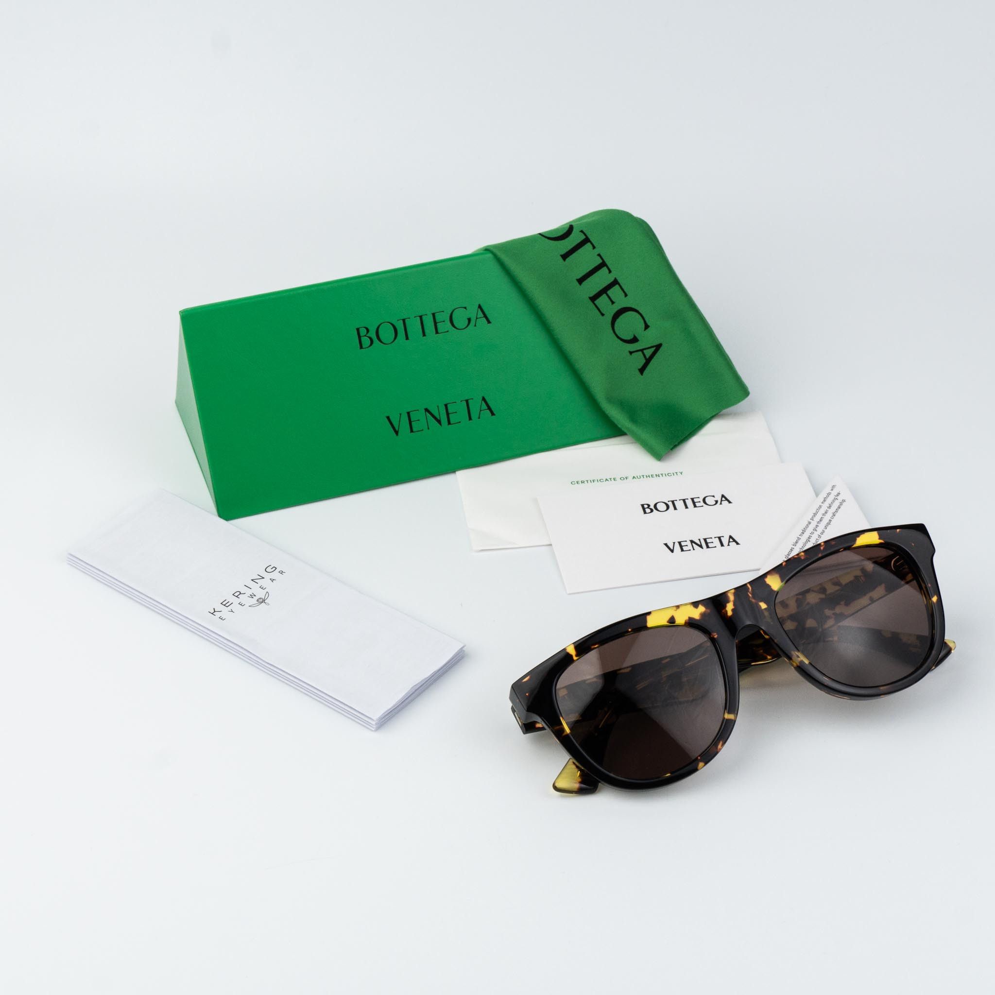 Bottega Veneta Bottega Veneta Men Sunglasses Square BV1001S 002 BRAND NEW Size ONE SIZE - 11 Thumbnail