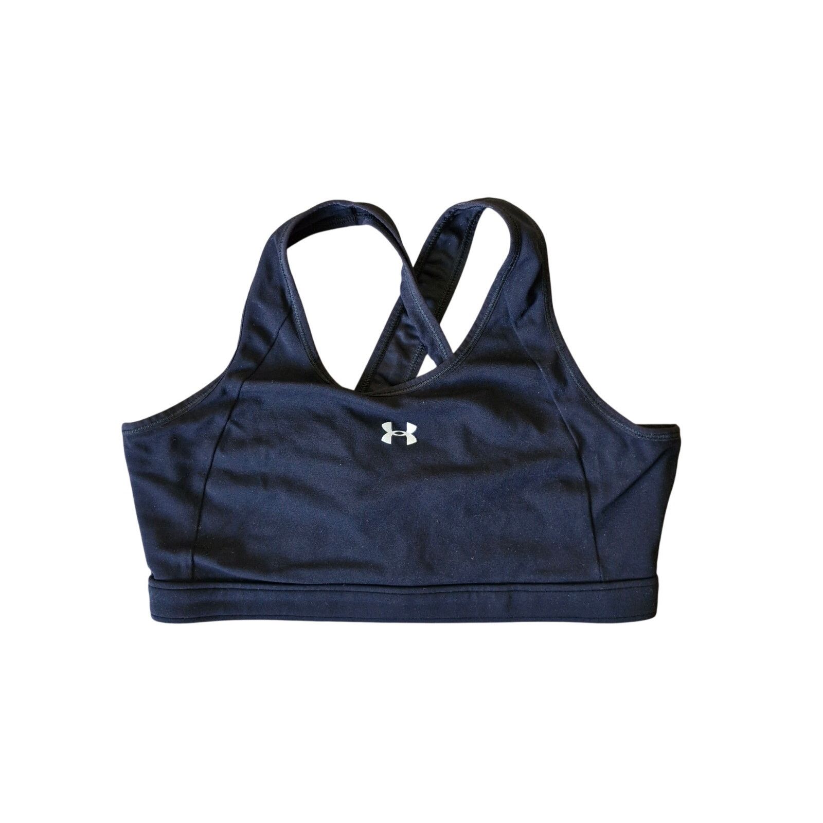 Under Armour Under Armour Crossback Sports Bra Women’s Size Large Black Size L / US 10 / IT 46 - 1 Thumbnail