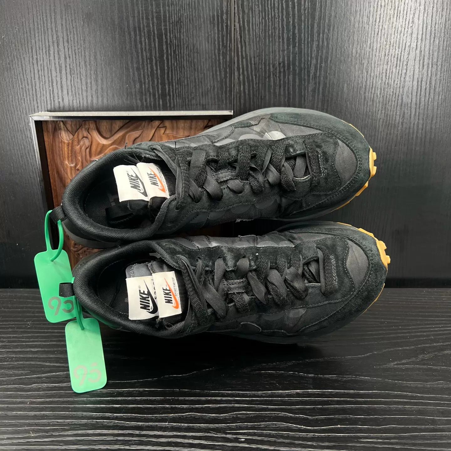 Nike sacai vaporwaffle black gum 42.5 new boxed Size US 9.5 / EU 42-43 - 6 Thumbnail