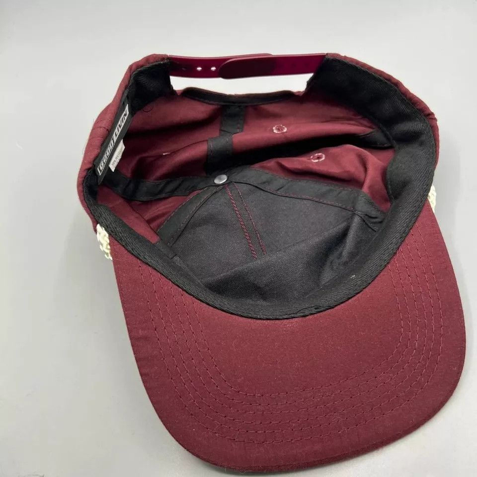 Other Good Livin Hat Men Red Black Skate Snap Back Cap Size ONE SIZE - 5 Thumbnail