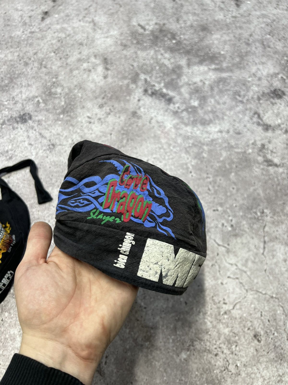 Harley Davidson Harley-Davidson Mexico X3 Biker Headwrap Bandana Cap Faded Size ONE SIZE - 8 Thumbnail