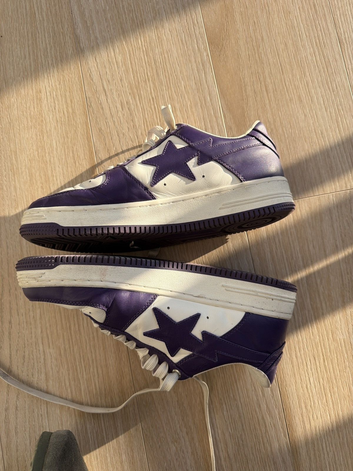 Bape Purple/White Bapesta Size US 8.5 / EU 41-42 - 4 Thumbnail