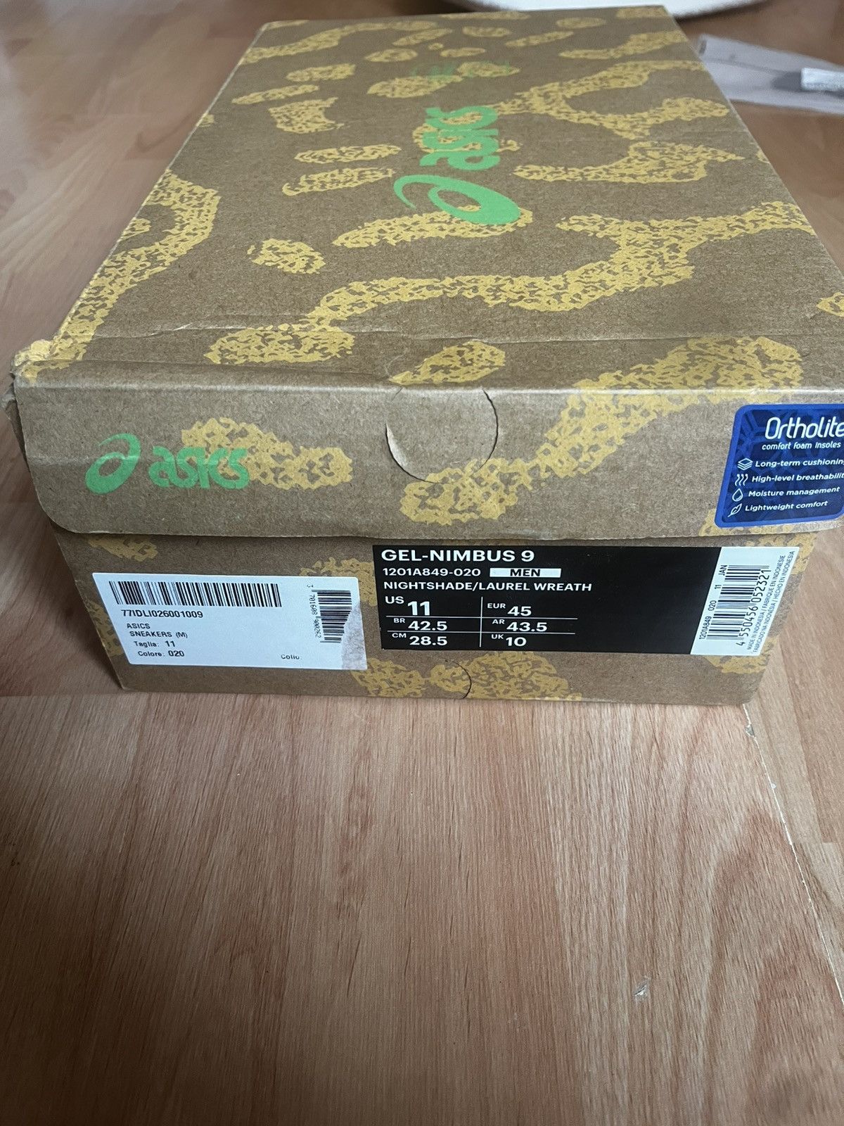 Asics × Brain Dead ASICS GEL NIMBUS 9 Size US 11 / EU 44 - 2 Thumbnail