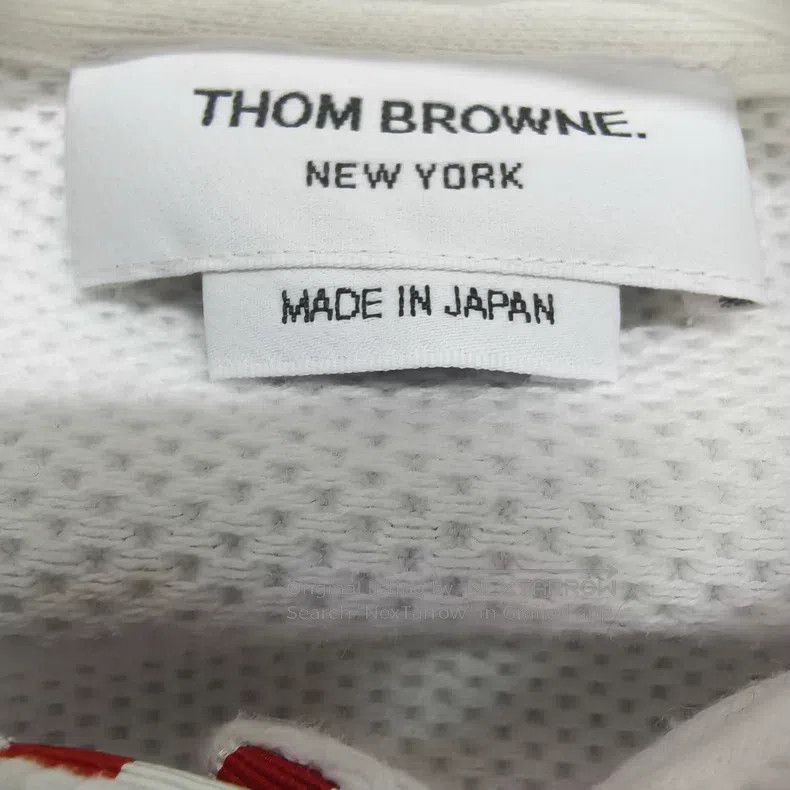 Thom Browne Thom Browne Notched Collar Single-Breasted Cotton Long-Sle Size XS / US 0-2 / IT 36-38 - 4 Thumbnail