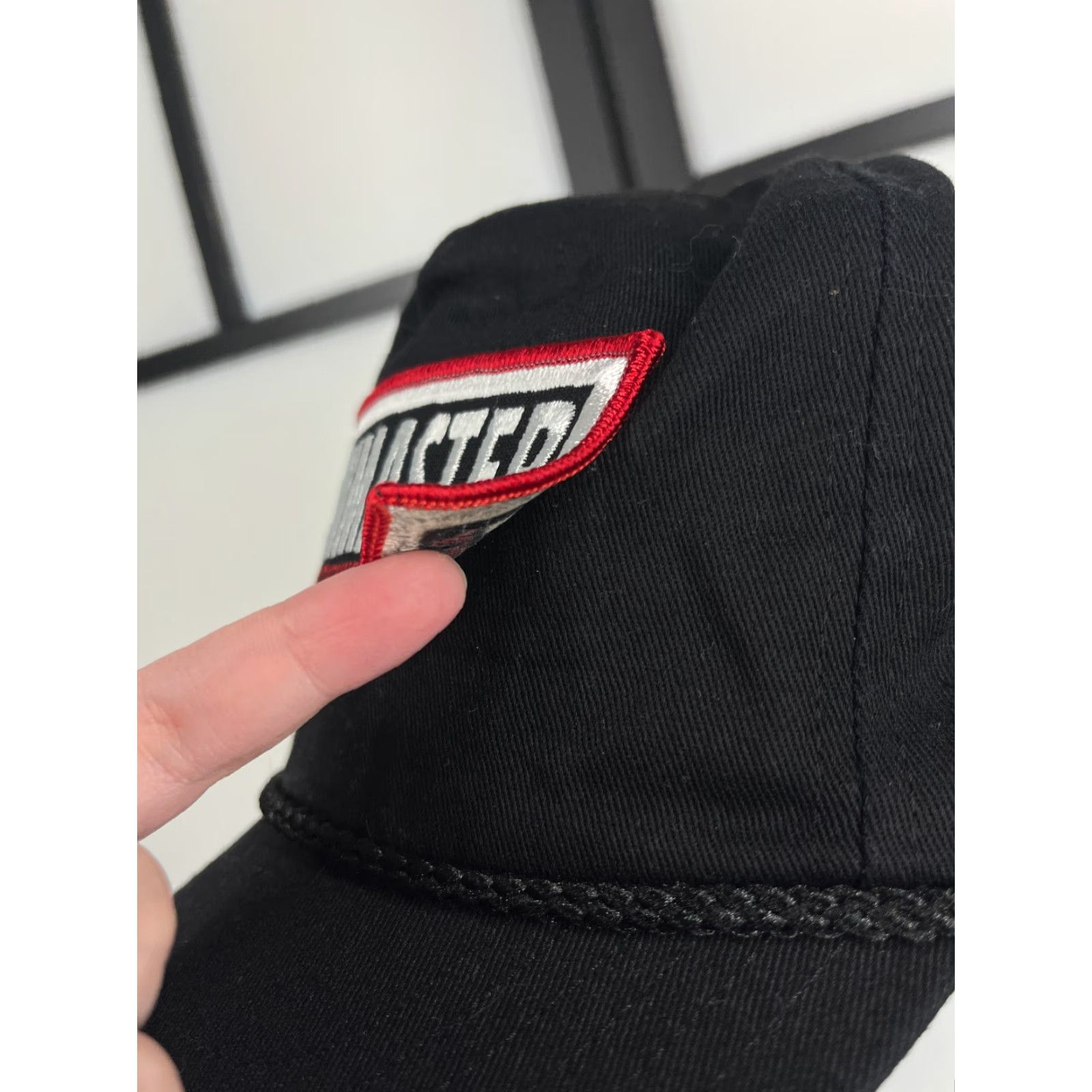 Vintage VINTAGE Flowmaster Hat Cap Snap Back Adult Black Rex Baseball Hat/Cap Men Snapback 6x6x6 Box Ref review photos Exhaust Twill Cars, Mufflers USA Made Size ONE SIZE - 4 Thumbnail