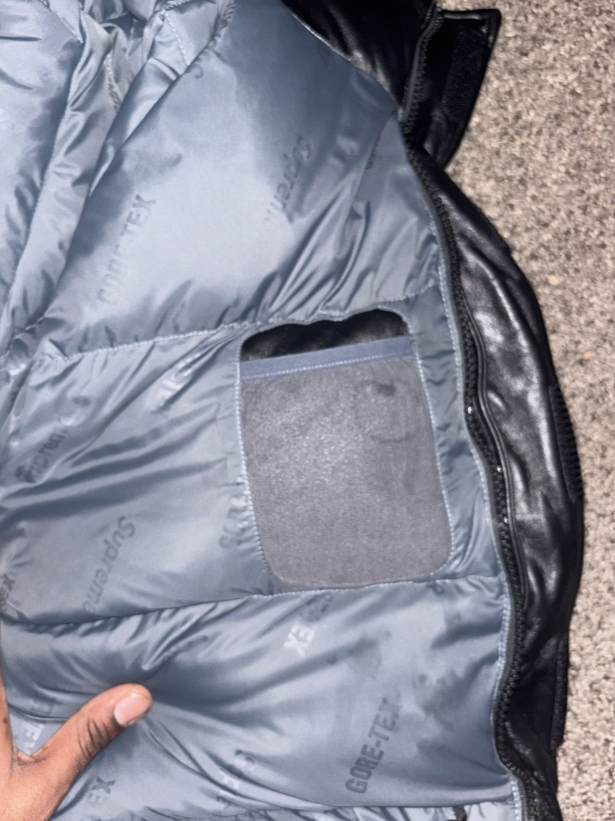 Supreme Supreme x Gortex Parka Black leather jacket 700Fill Size US S / EU 44-46 / 1 - 8 Thumbnail