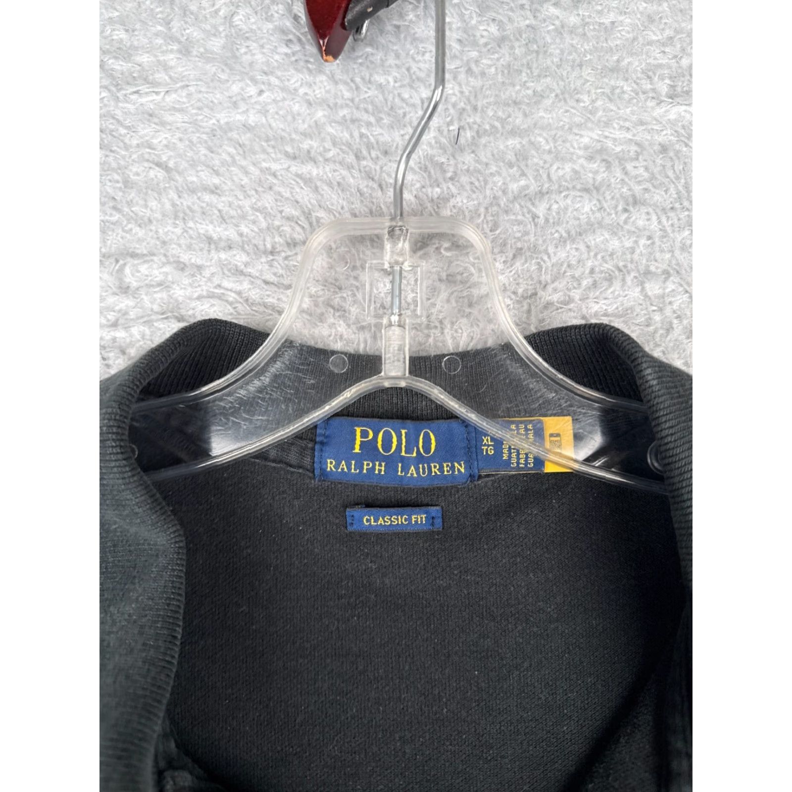 Ralph Lauren Polo Ralph Lauren Polo Shirt Men Extra Large Black 100% Cotton Classic Fit XL Black Polo Shirt Men Ralph Lauren Size US XL / EU 56 / 4 - 7 Thumbnail