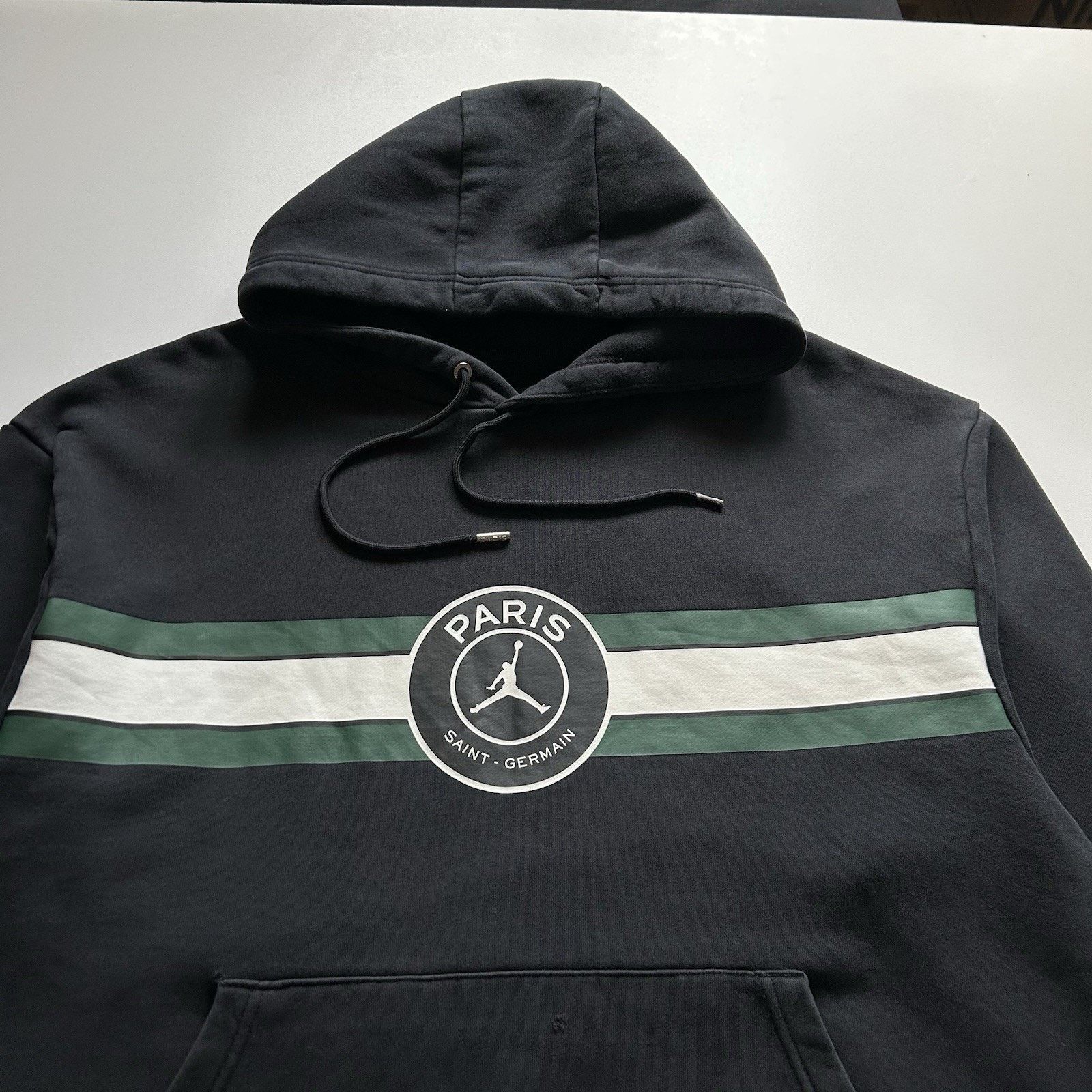 Jordan Brand Air Jordan PSG Paris Saint Germain Hoodie Size 2XL Black Y2K Size US XXL / EU 58 / 5 - 2 Thumbnail