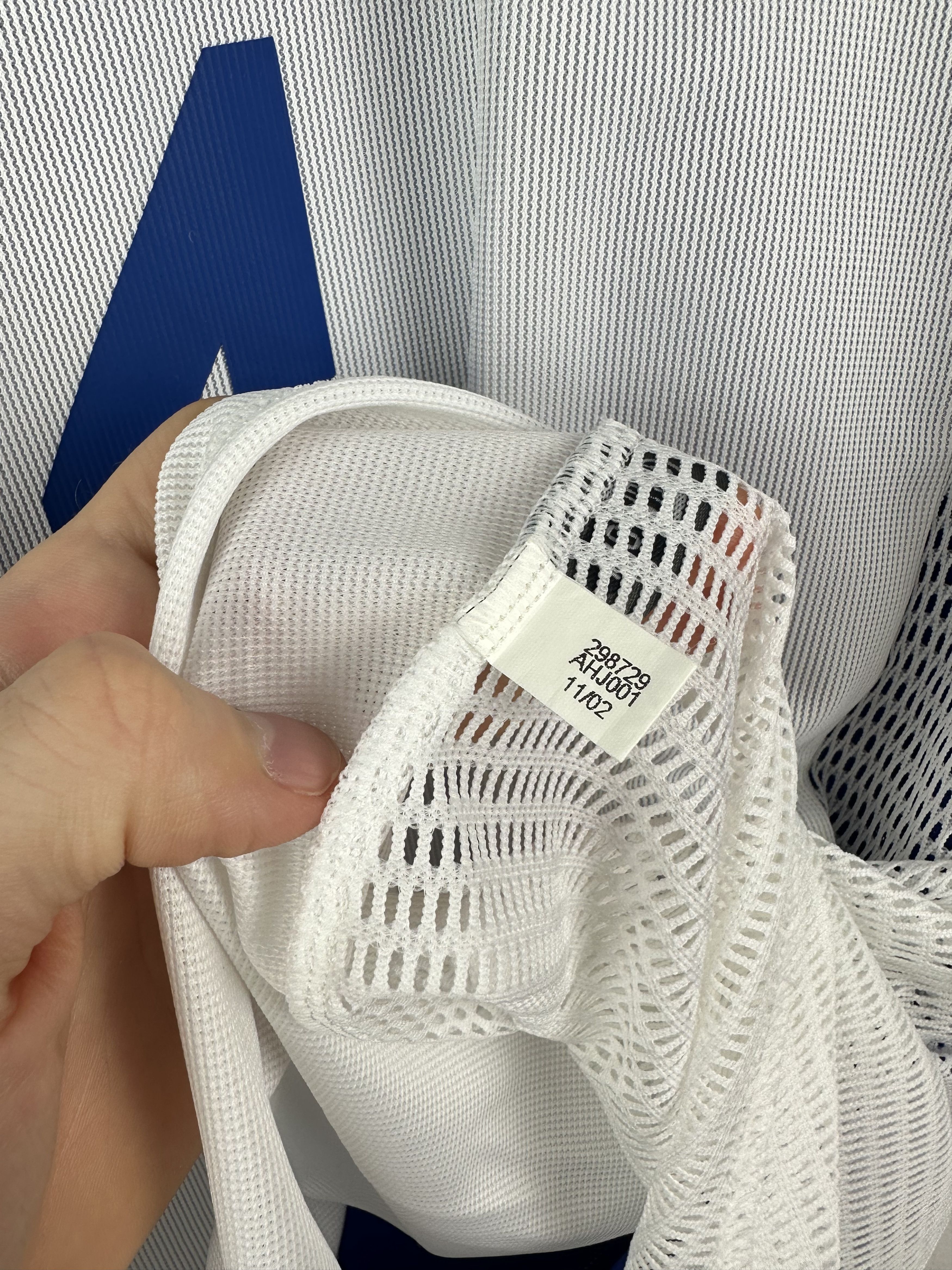 Adidas Finland football shirt 2003 Match Worn Hyypia Jersey Еуу Size US L / EU 52-54 / 3 - 9 Thumbnail