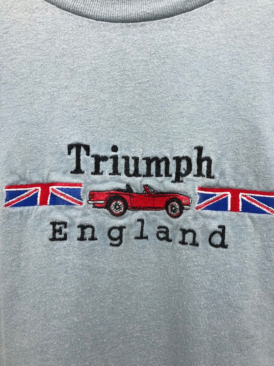 Vintage Vintage Triumph Motorcycles Racing Shirt Embroidered BN Size US XL / EU 56 / 4 - 3 Thumbnail