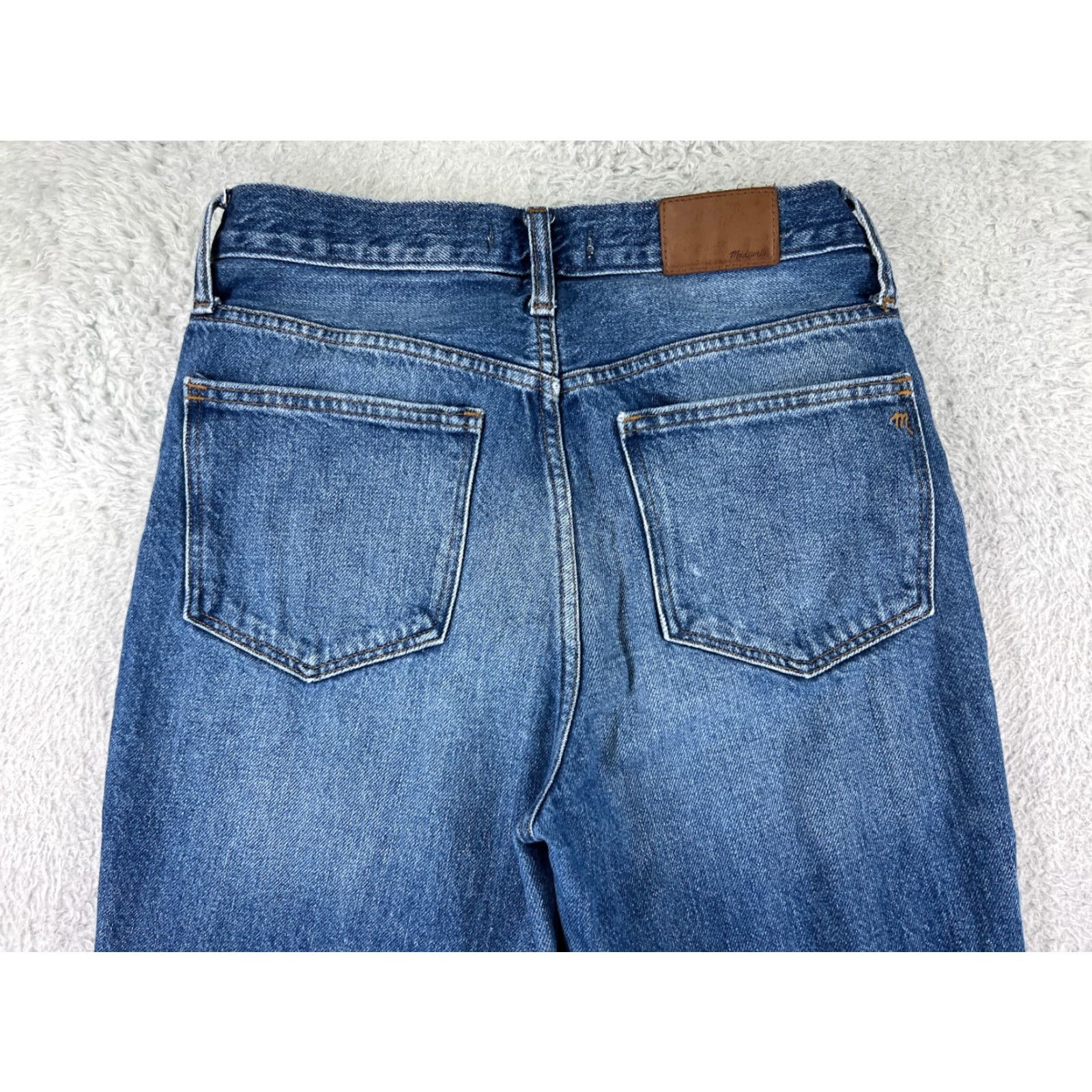Madewell Madewell Pants Womens 26 Blue DenimTapered Medium Wash Cotton Blend High Rise Size 26" / US 2 / IT 38 - 5 Thumbnail