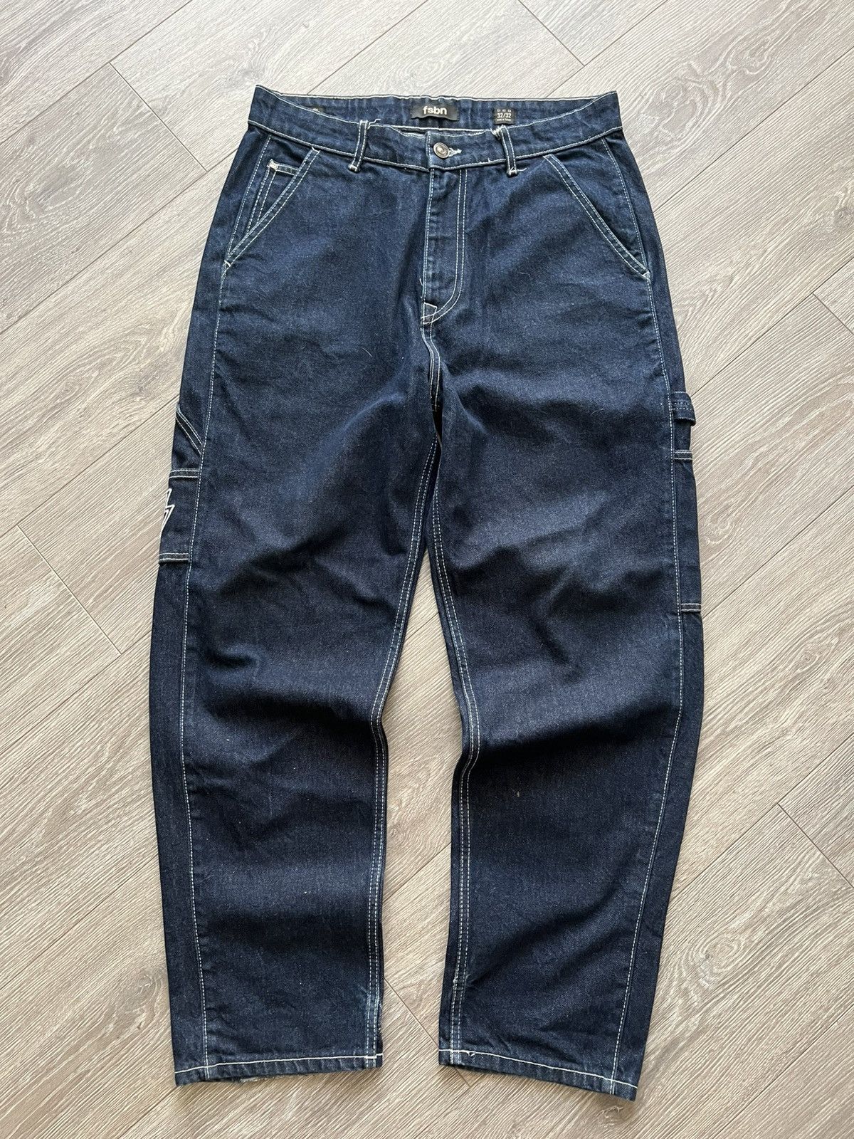 Vintage Y2K Baggy Jeans Carpenter Pants Y2K Streetwear Embroidered Size US 32 / EU 48 - 9 Thumbnail